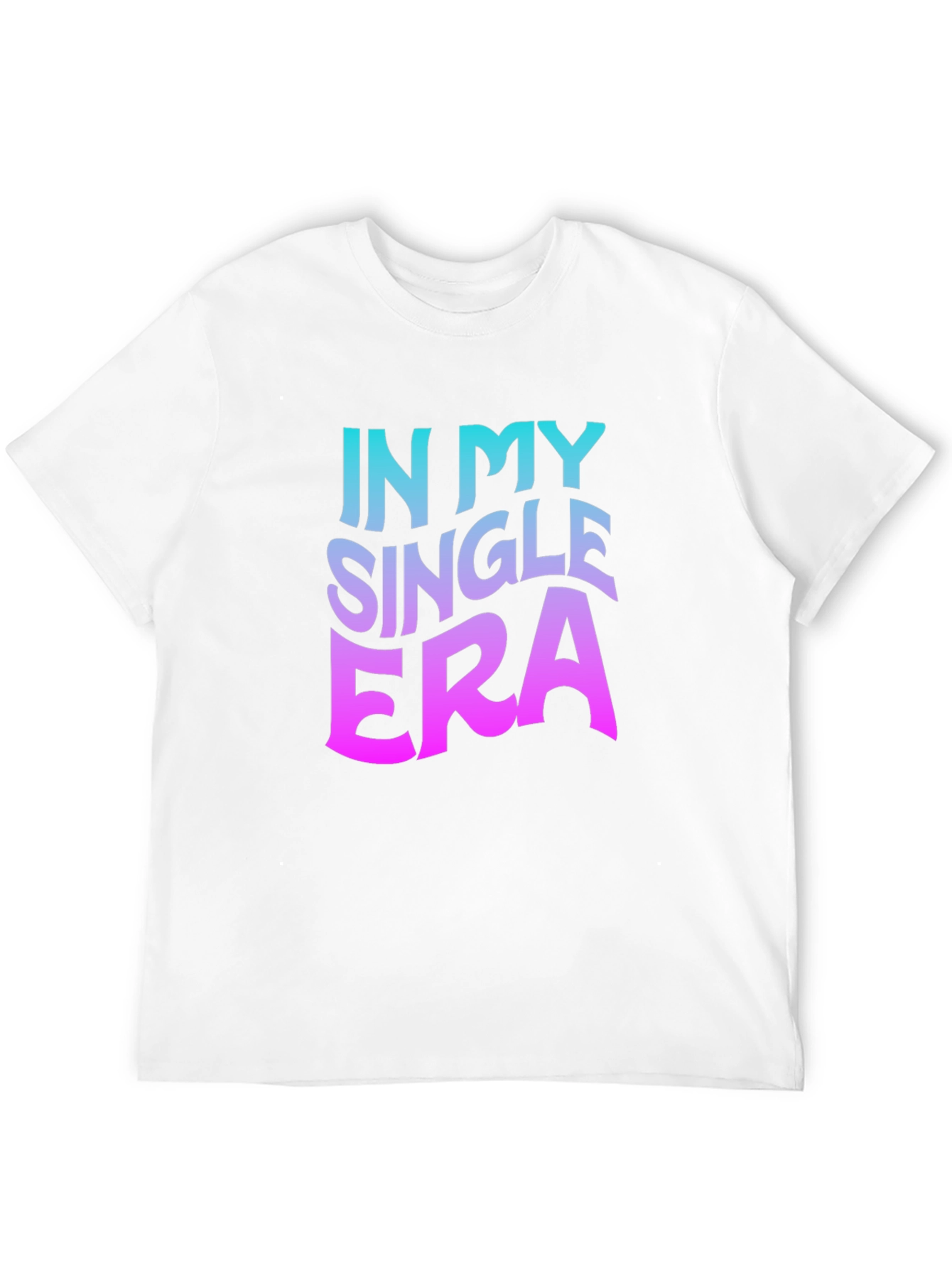 Black In My Single Era Black Graphic Tee view 12