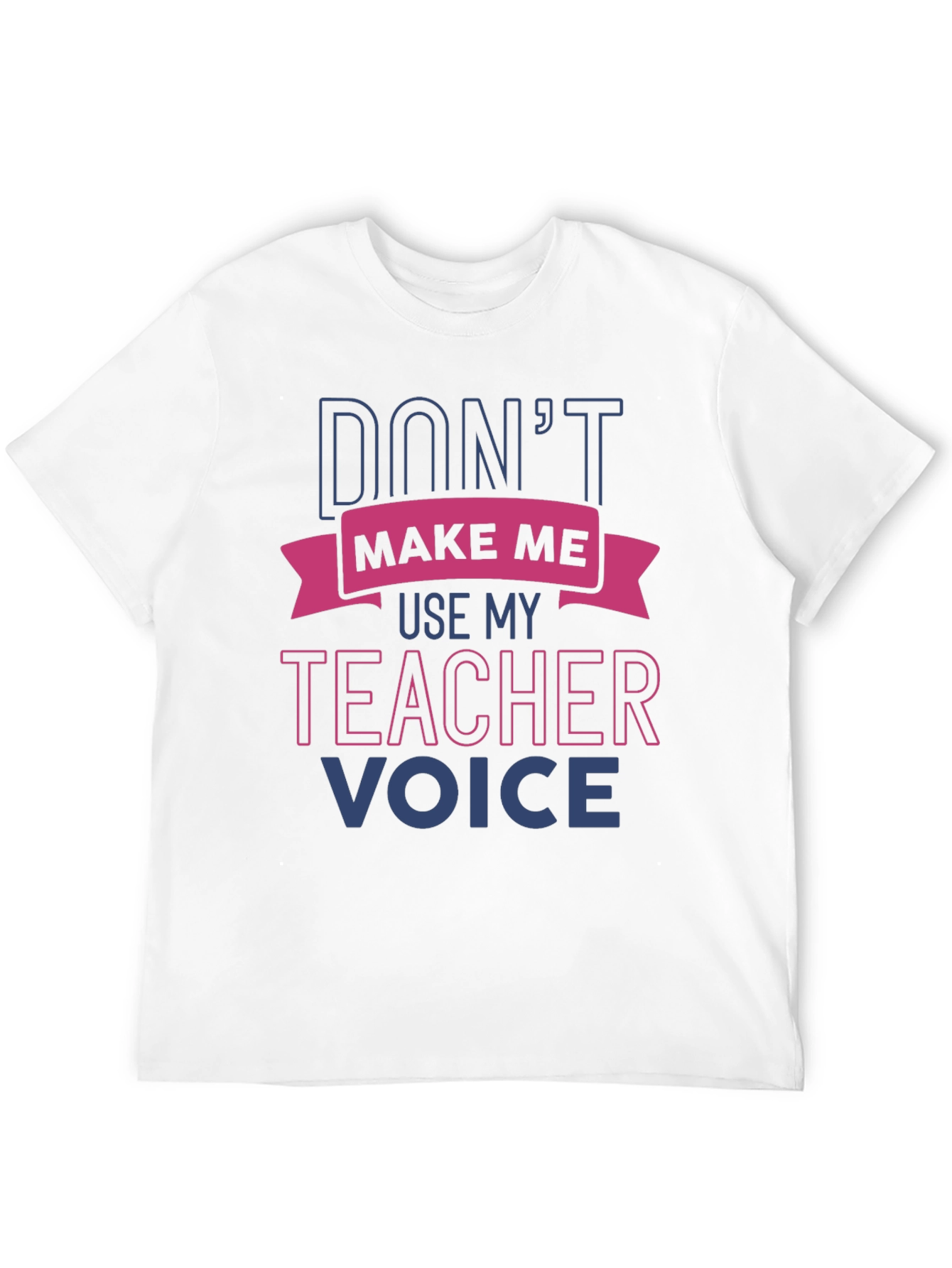 Black Teacher Voice Funny T-Shirt view 12