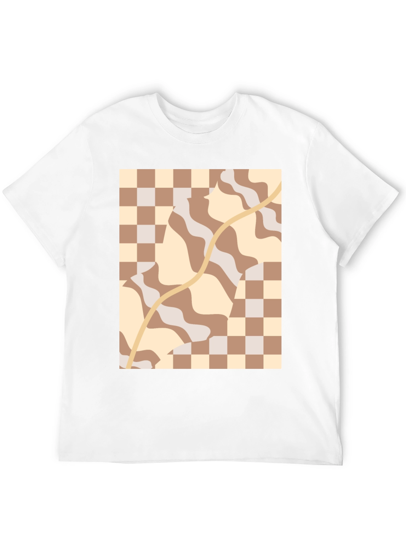 Black Retro Aesthetic Patterned Tee view 12