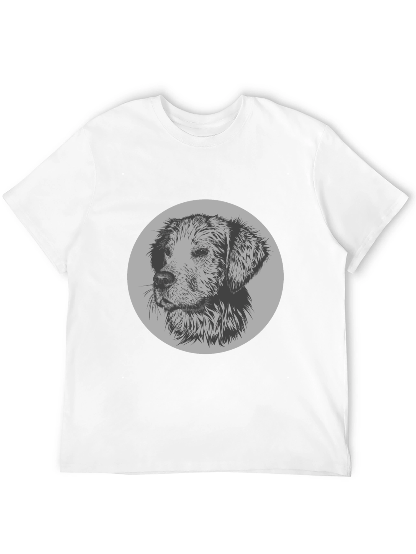 Black Dog Graphic Print Crew Neck T-Shirt view 12
