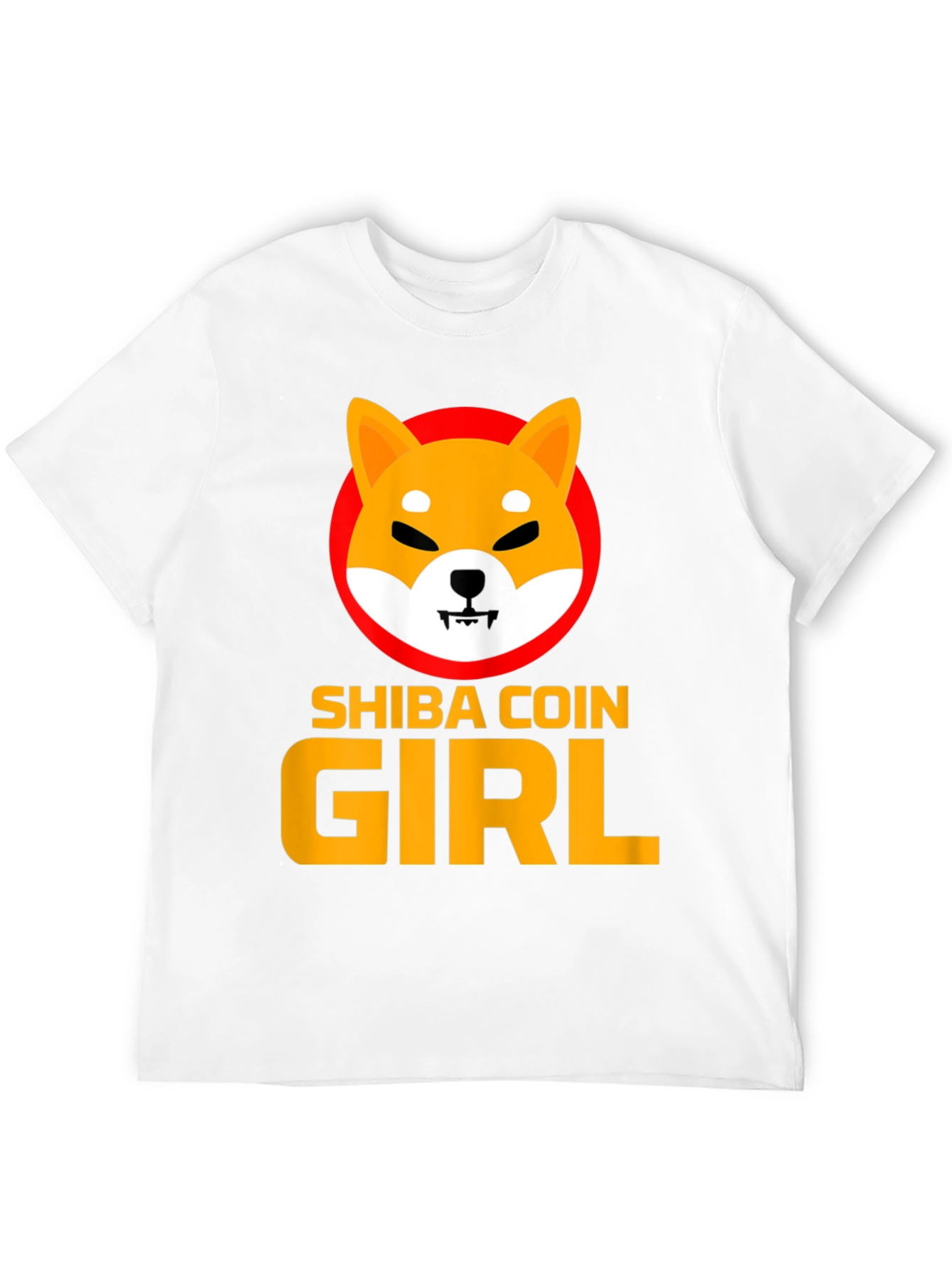 Shiba Coin Girl Graphic Tee - Black - 12
