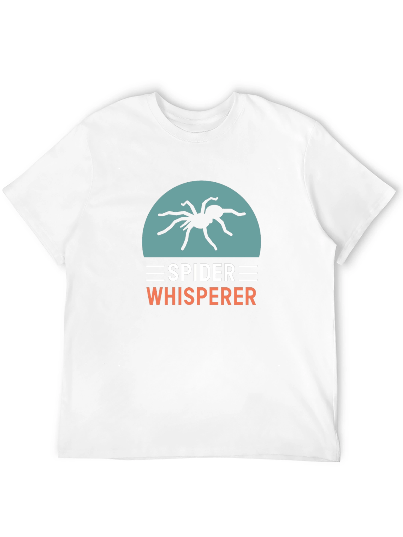 Black Spider Whisperer Graphic Tee - Black Cotton T-Shirt view 12