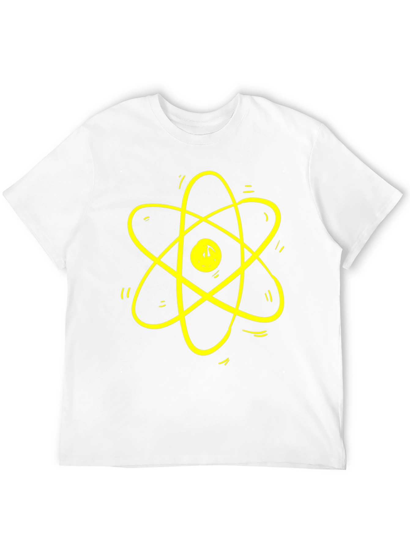Black Atomic Symbol Graphic Tee - Science Nerd T-Shirt view 12