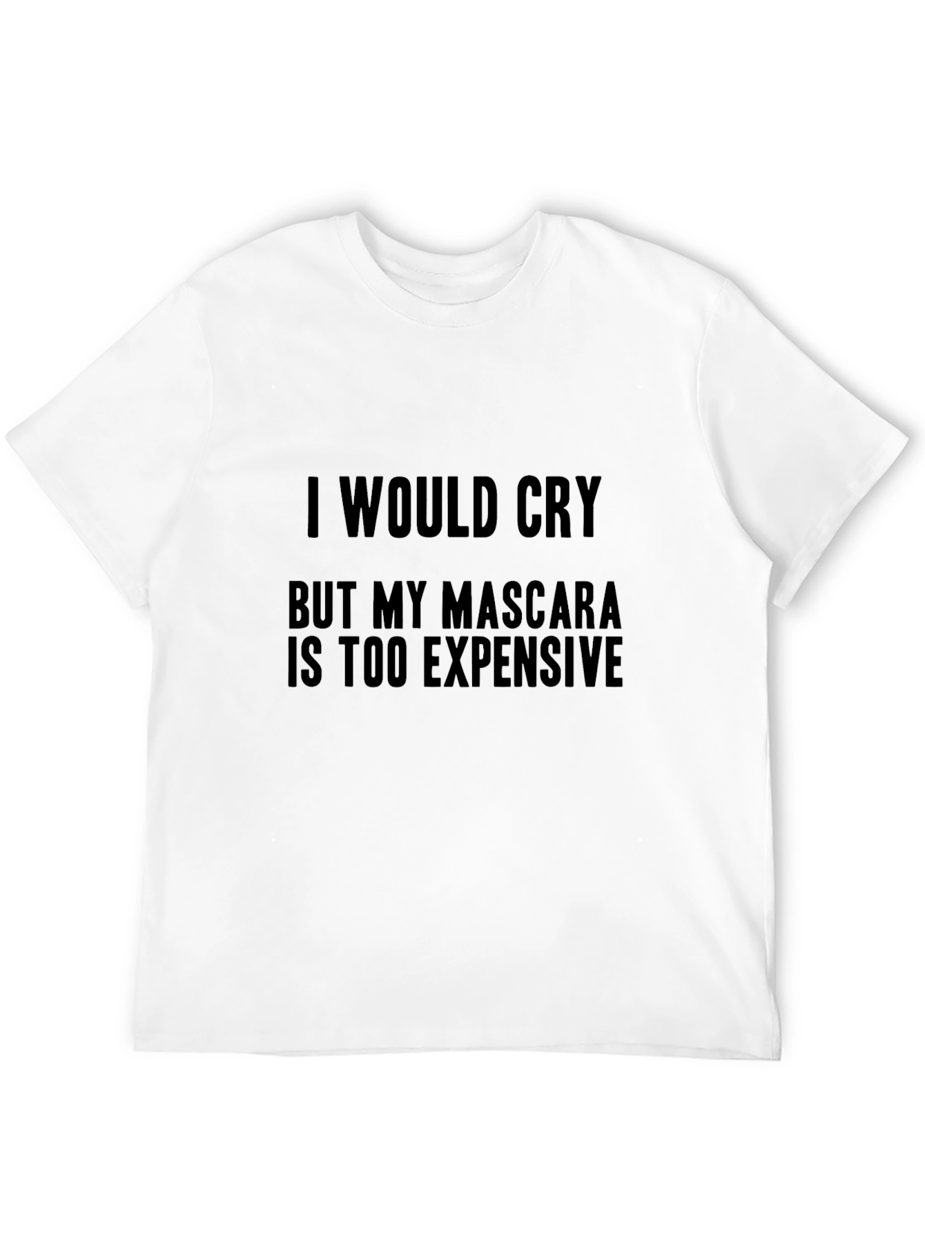 Black Sarcastic Mascara T-Shirt - Black view 12
