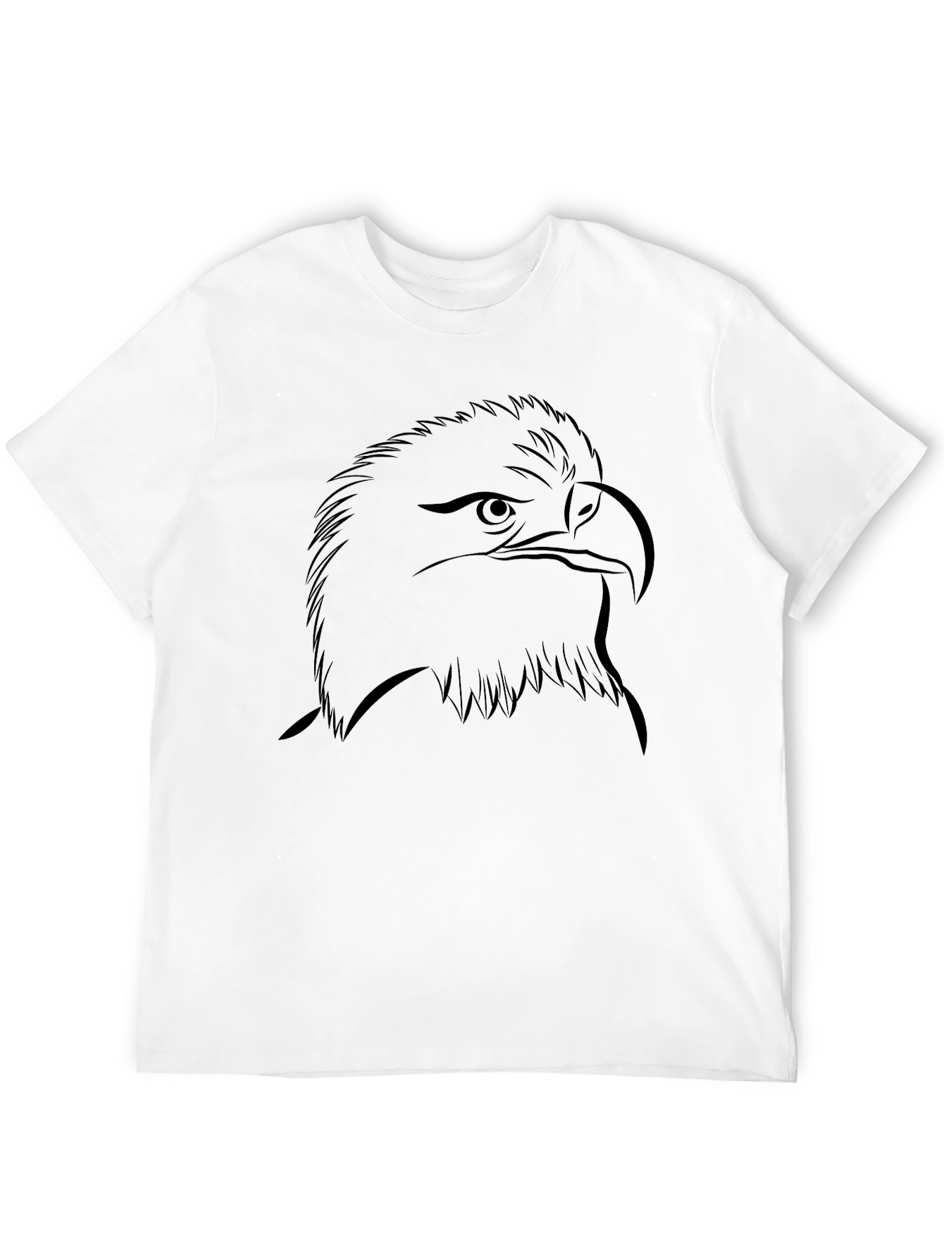 Black Eagle Graphic Black T-Shirt - Bold Design view 12