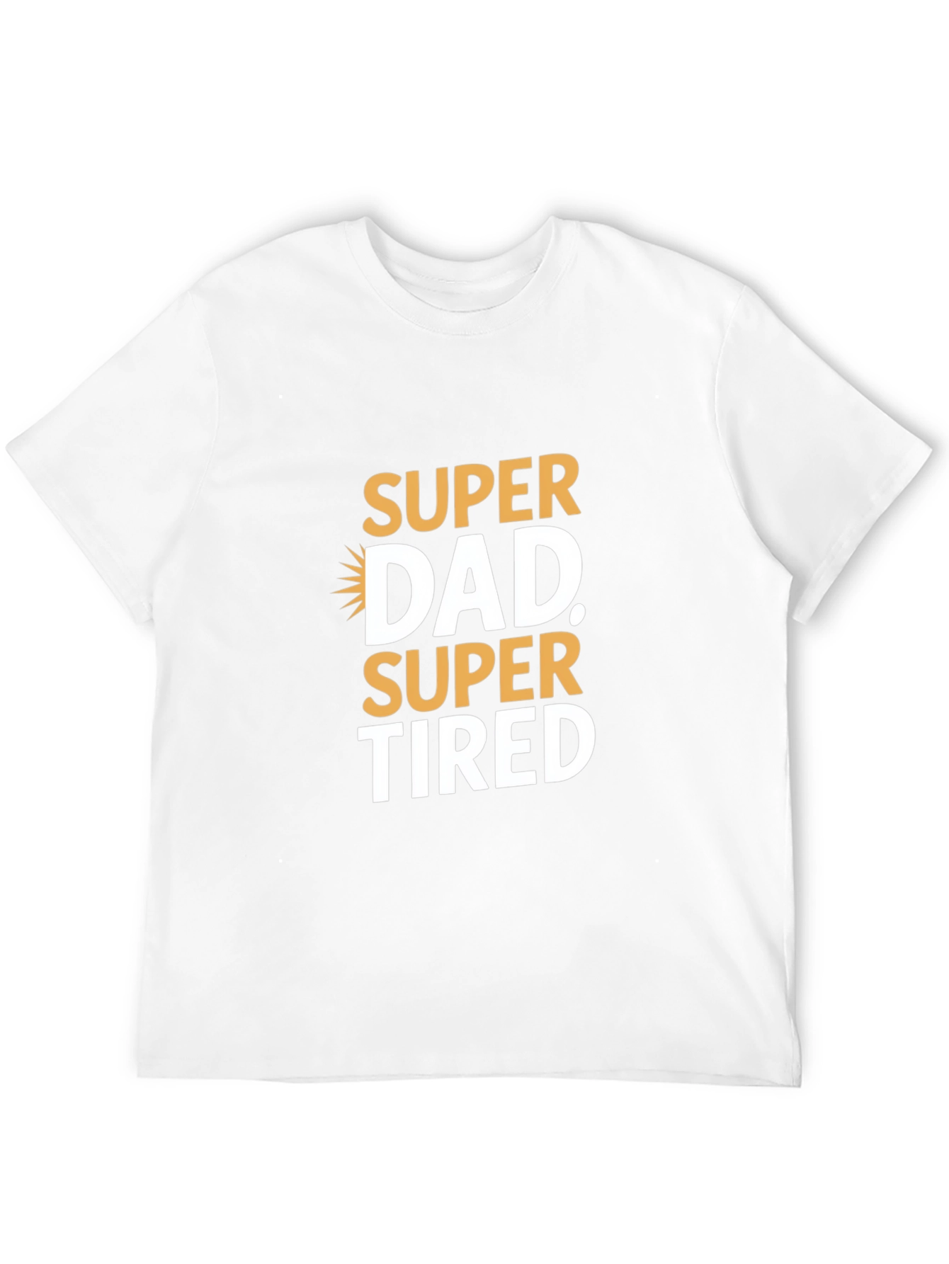 Black Super Dad Super Tired Graphic T-Shirt - Father's Day Gift view 12