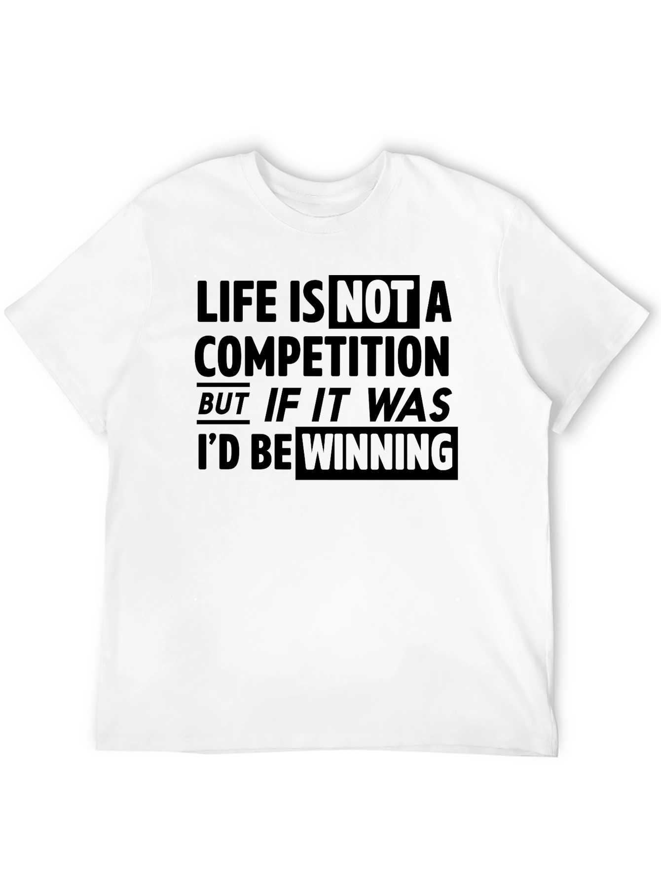 Black Life is Not a Competition T-Shirt - Winning Graphic Tee view 12