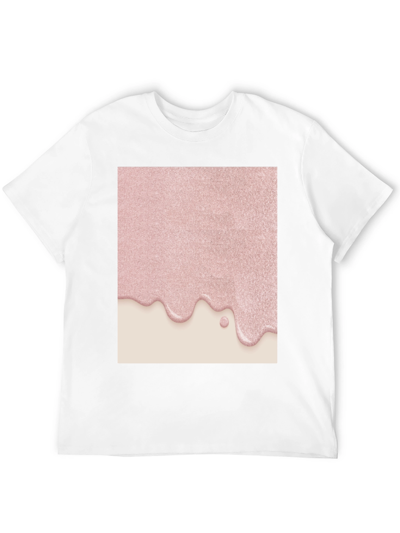 Black Pink Drip Graphic Tee - Modern Stylish Design view 12
