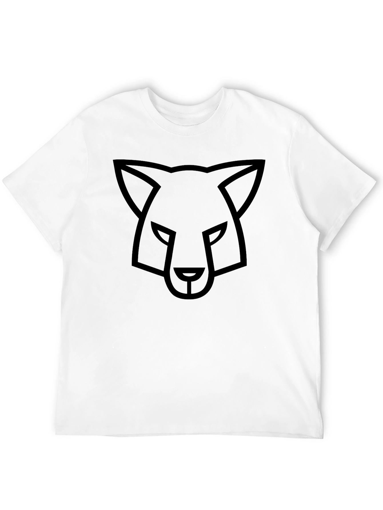 Black Black Fox Graphic Tee - Modern Minimalist Design view 12