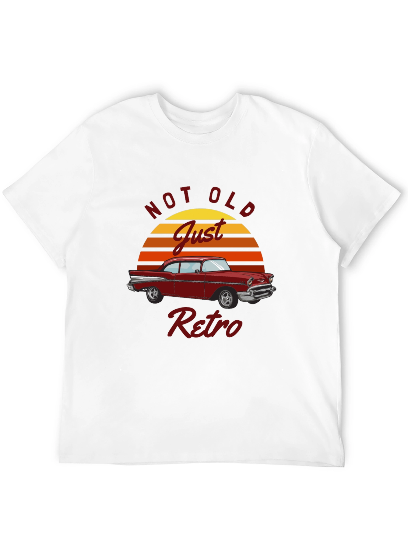 Black Retro Car Graphic Tee - Not Old, Just Retro view 12