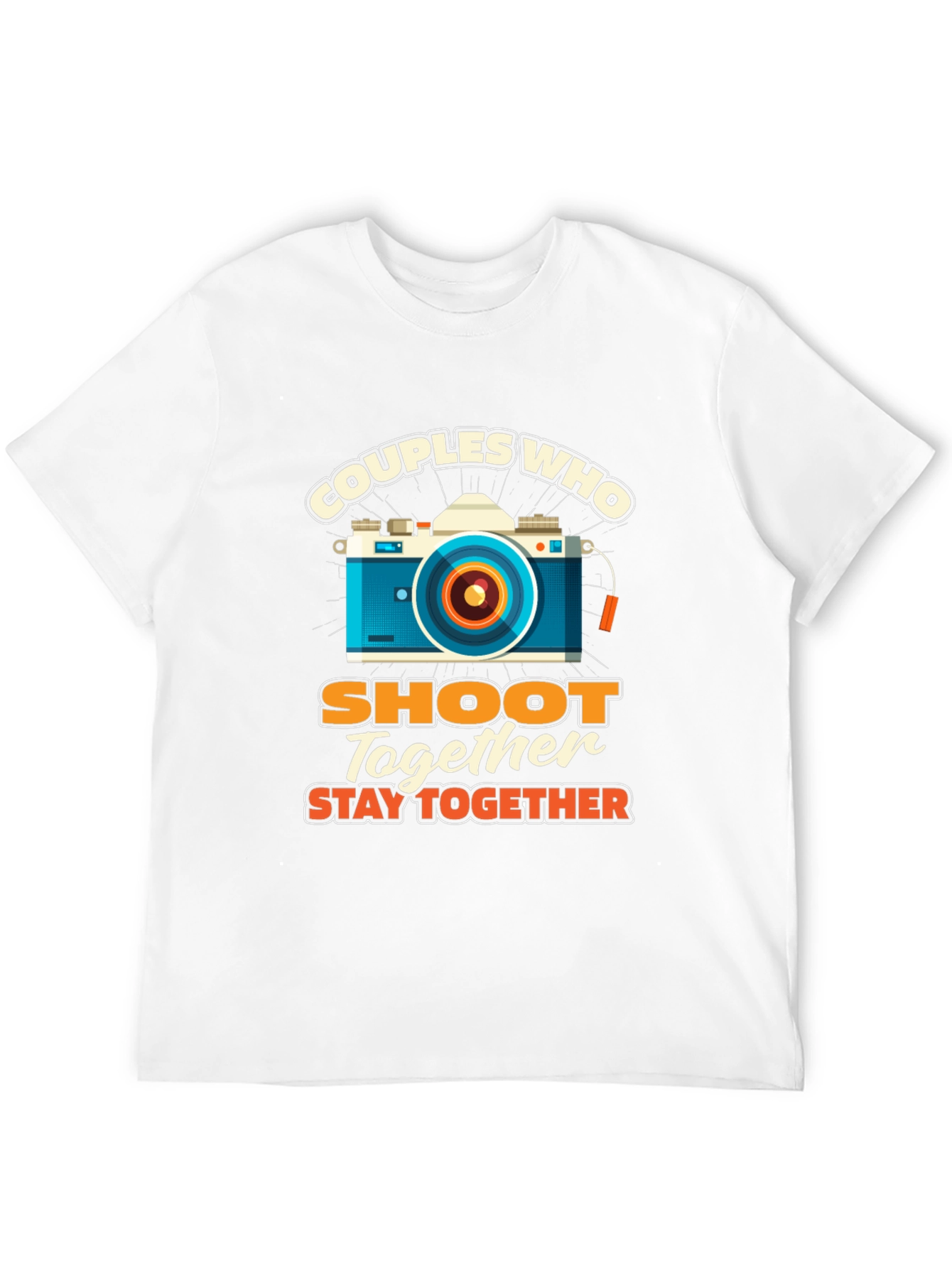 Black Couples Who Shoot Together T-Shirt - Camera Lover view 12