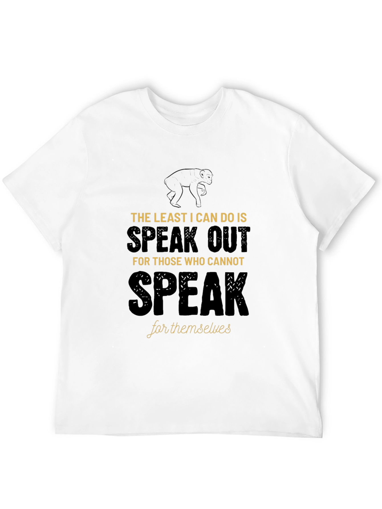 Black Speak Out T-Shirt - Advocate for the Voiceless view 12