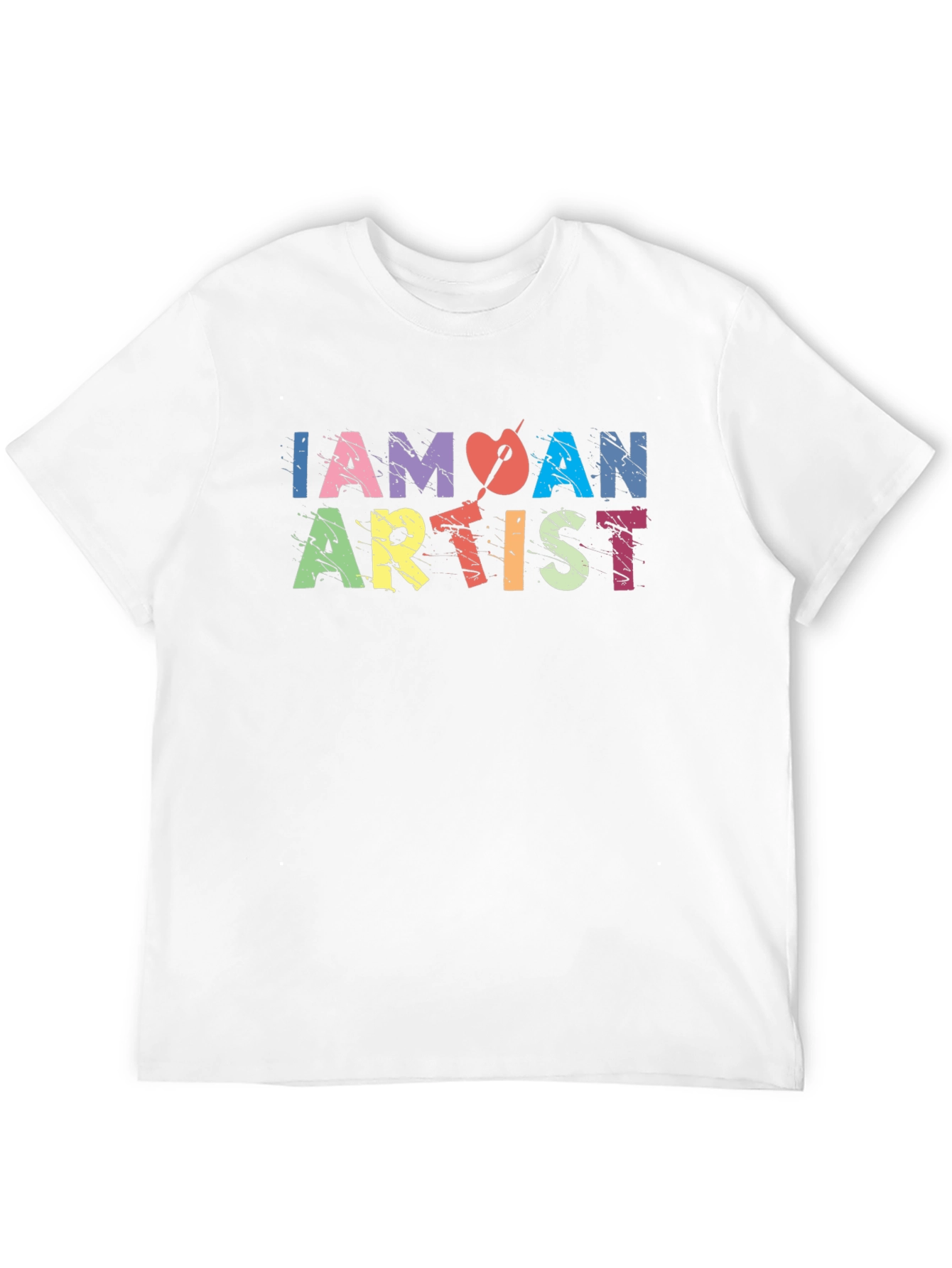 Black I Am An Artist T-Shirt - Creative Apparel view 12