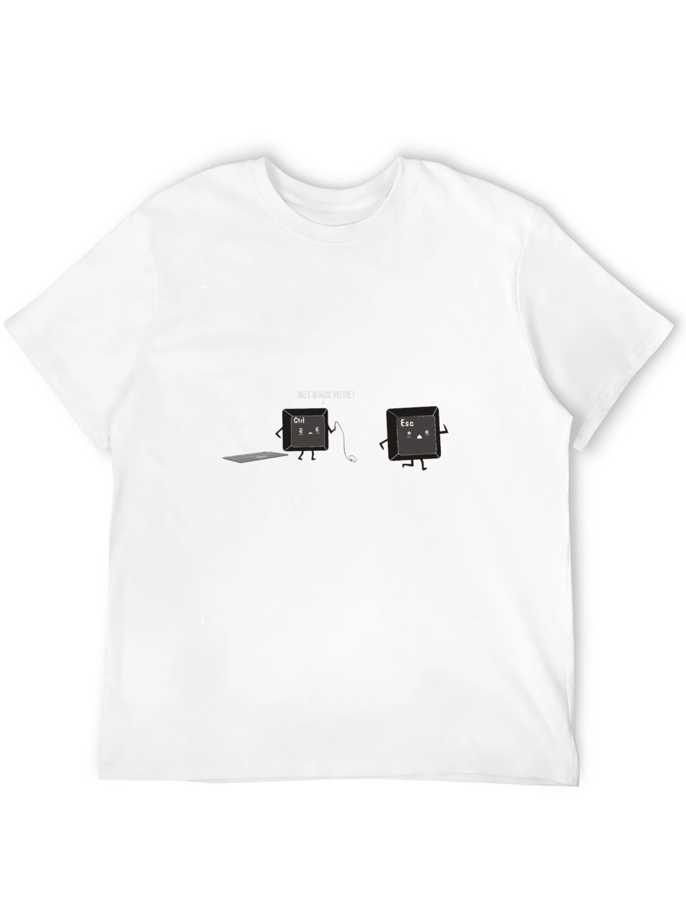Black Ctrl + Esc T-Shirt view 12