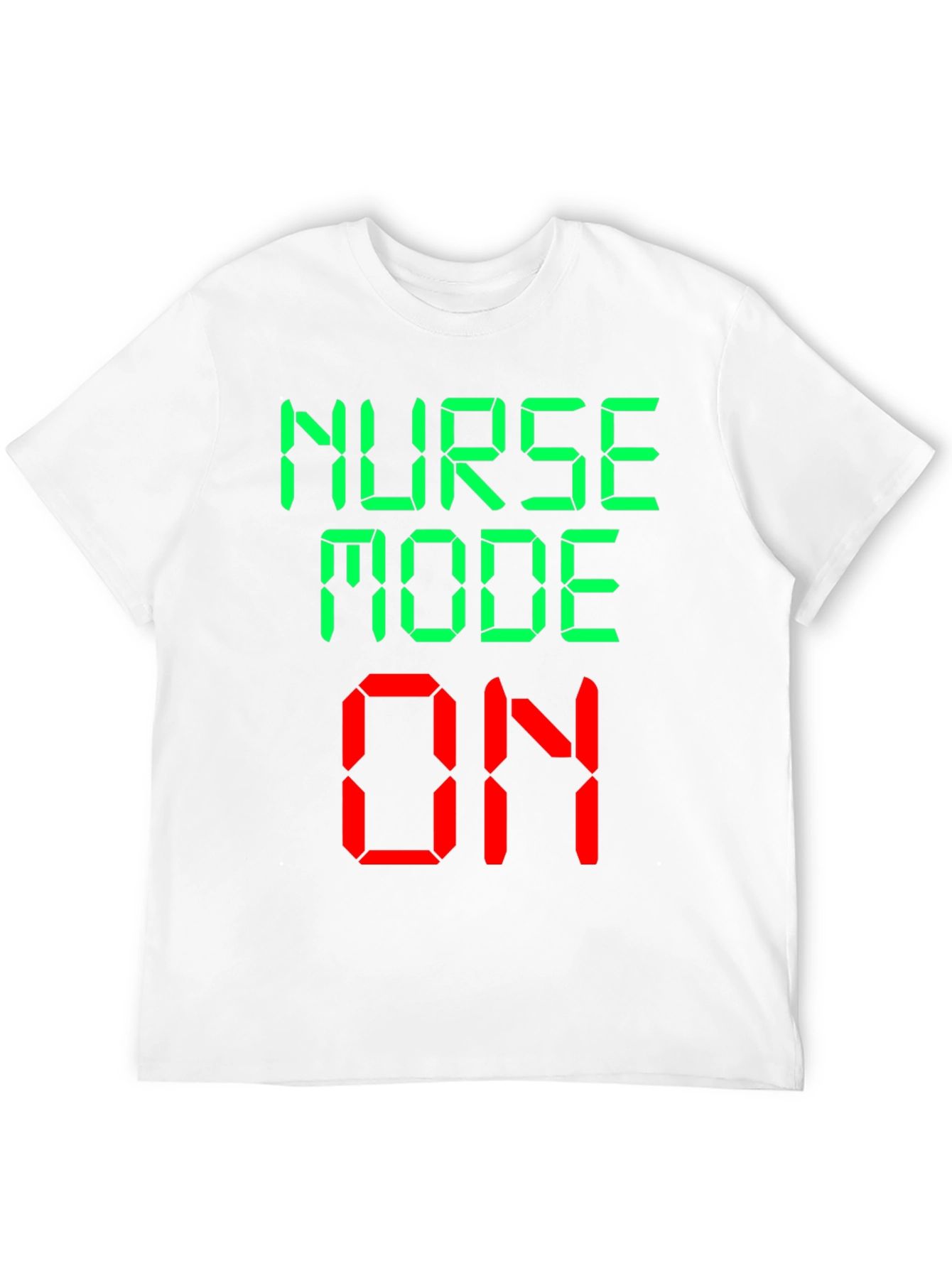 Black Nurse Mode On Novelty Graphic T-Shirt view 12