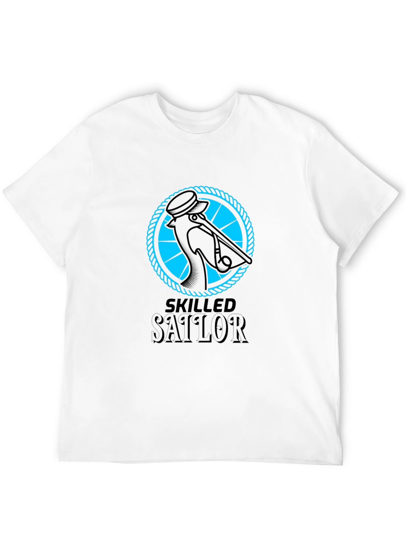 Black Skilled Sailor Graphic Tee - Black view 12