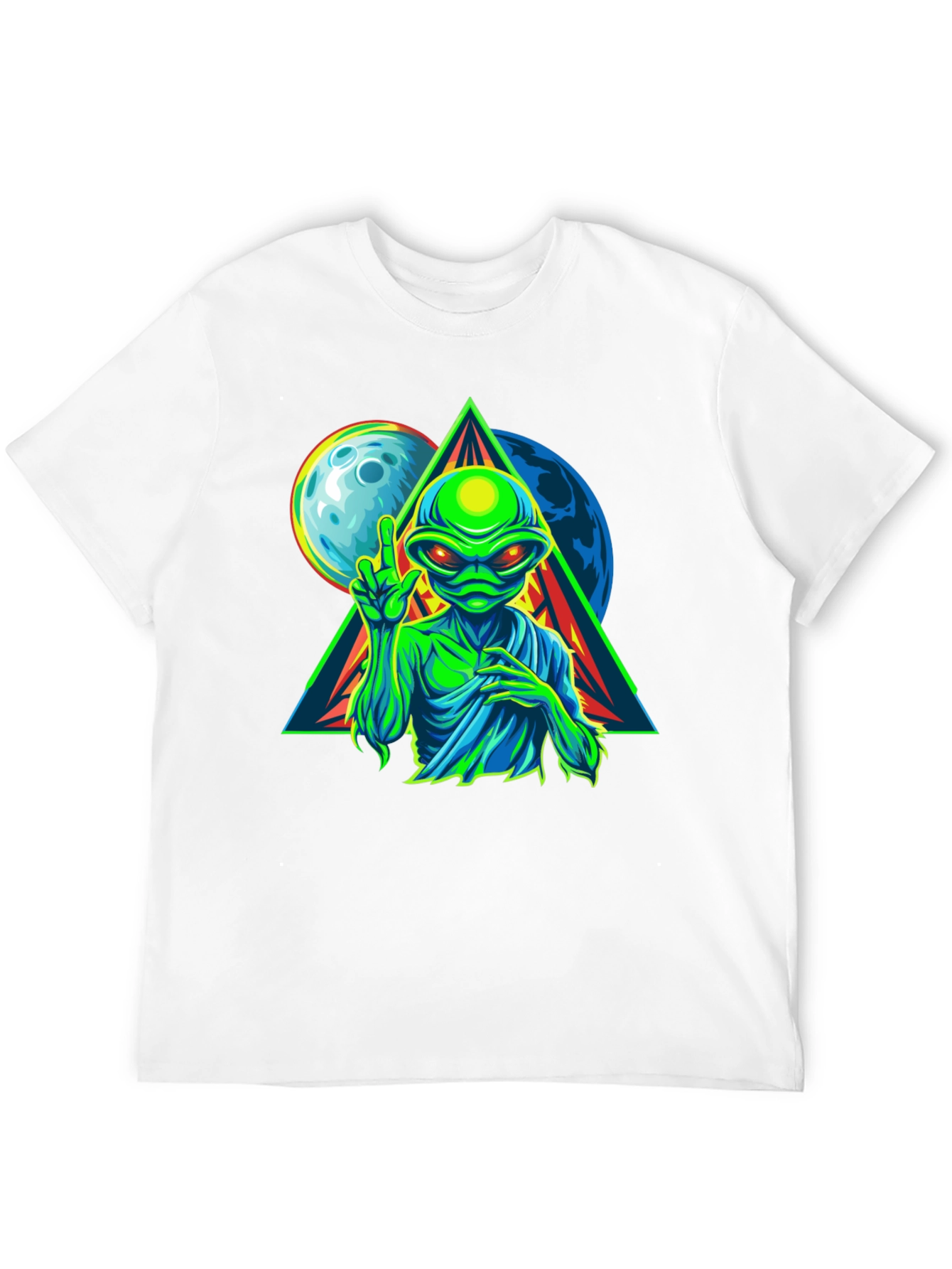 Alien Graphic T-Shirt - Peace Among Worlds! - 12