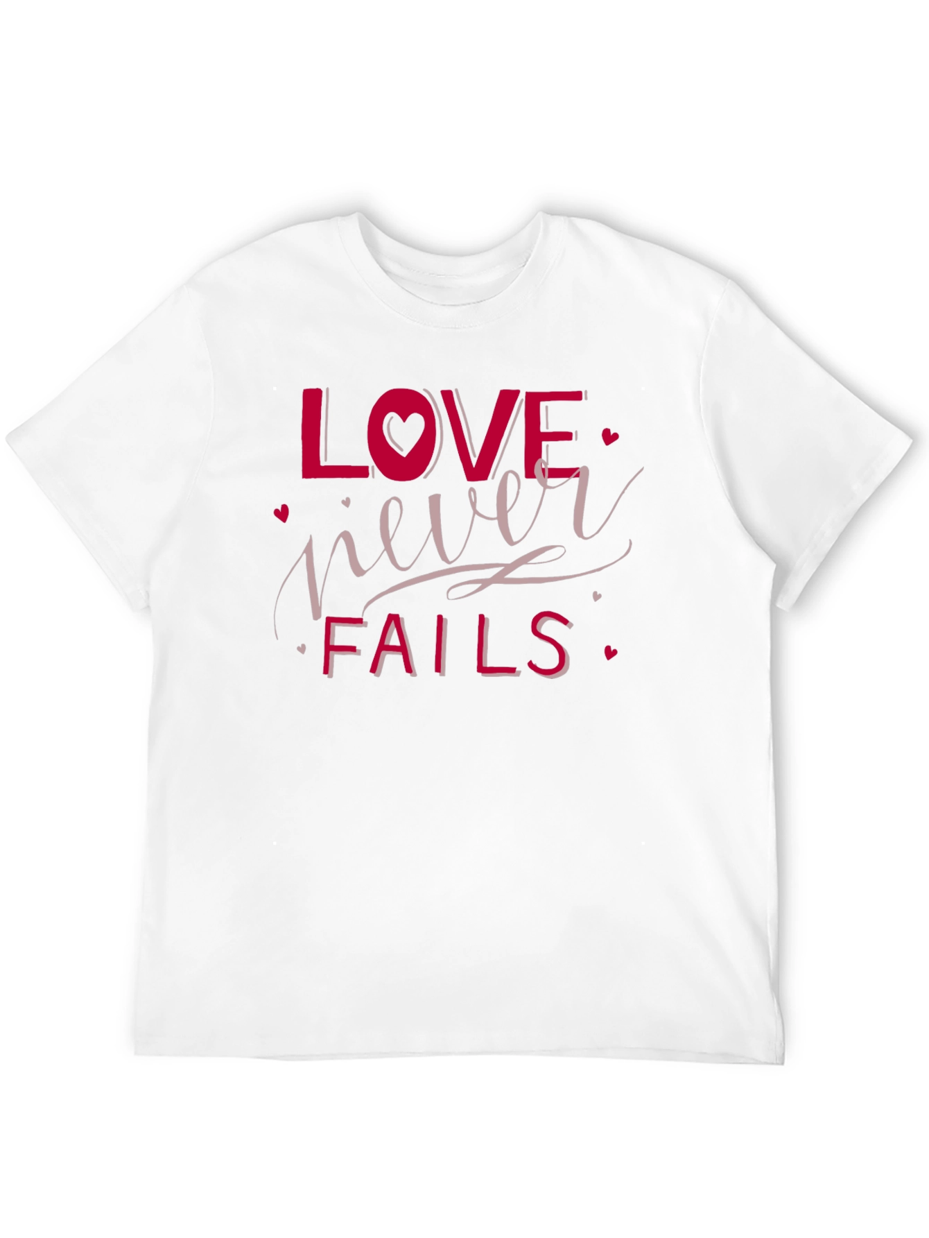 Black Love Never Fails Graphic Tee view 12