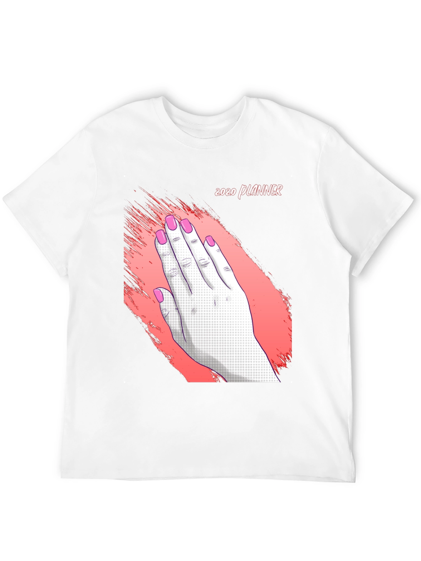 Black 2020 Planner Graphic T-Shirt view 12