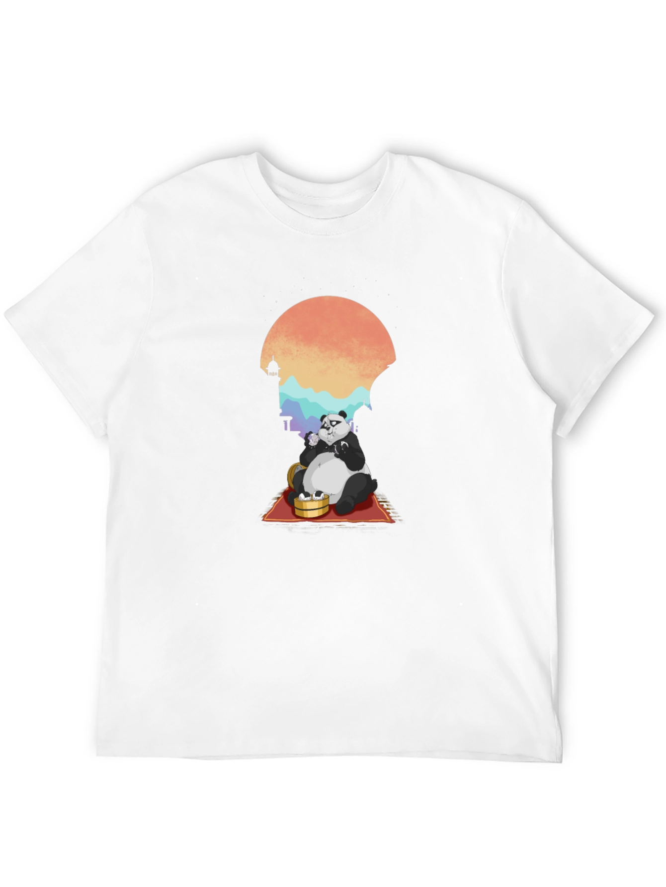 Black Panda Dumpling T-Shirt view 12