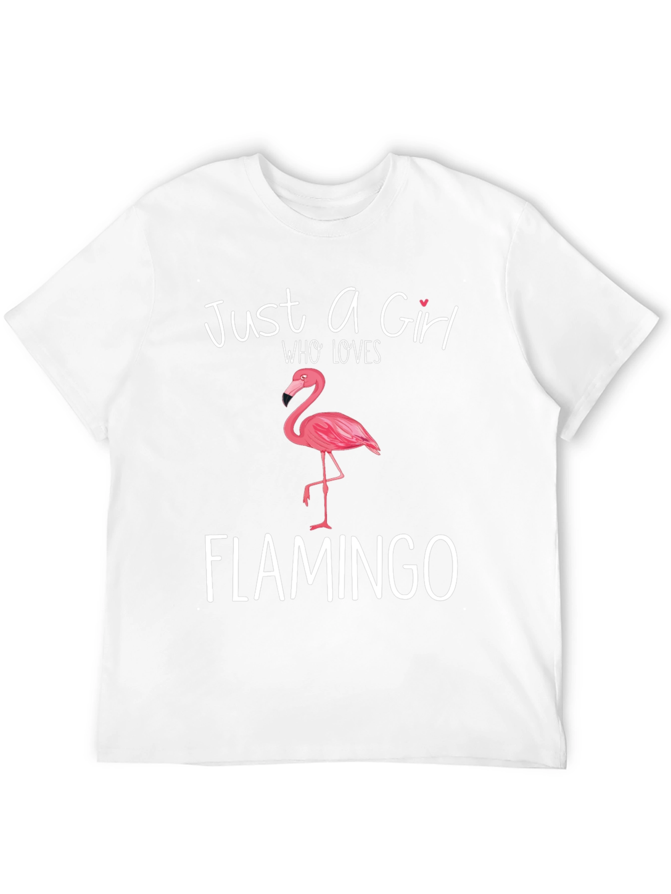 Black Flamingo Girl T-Shirt - Cute Animal Lover Tee view 12