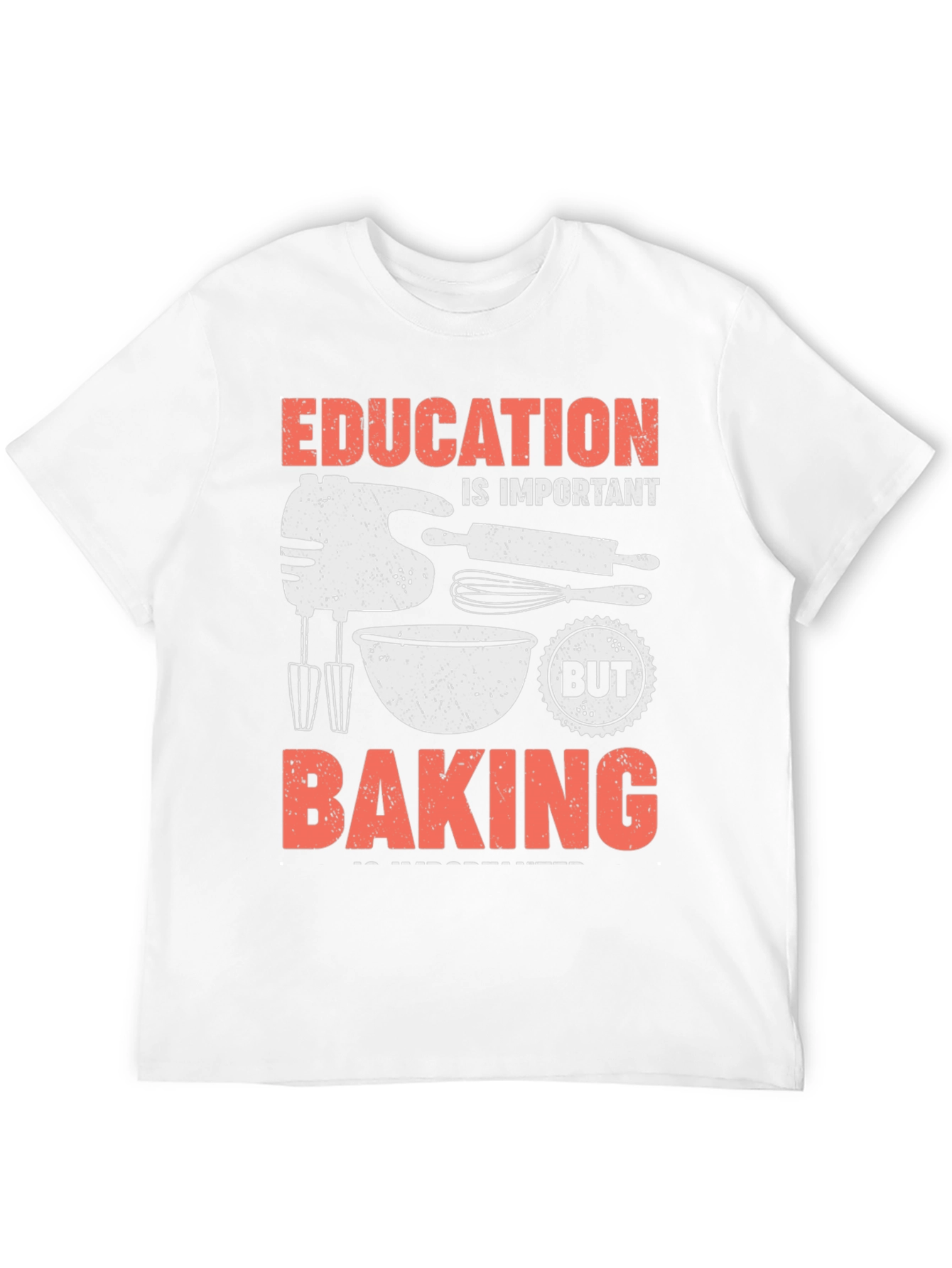 Black Education Important But Baking Is Importanter T-Shirt view 12