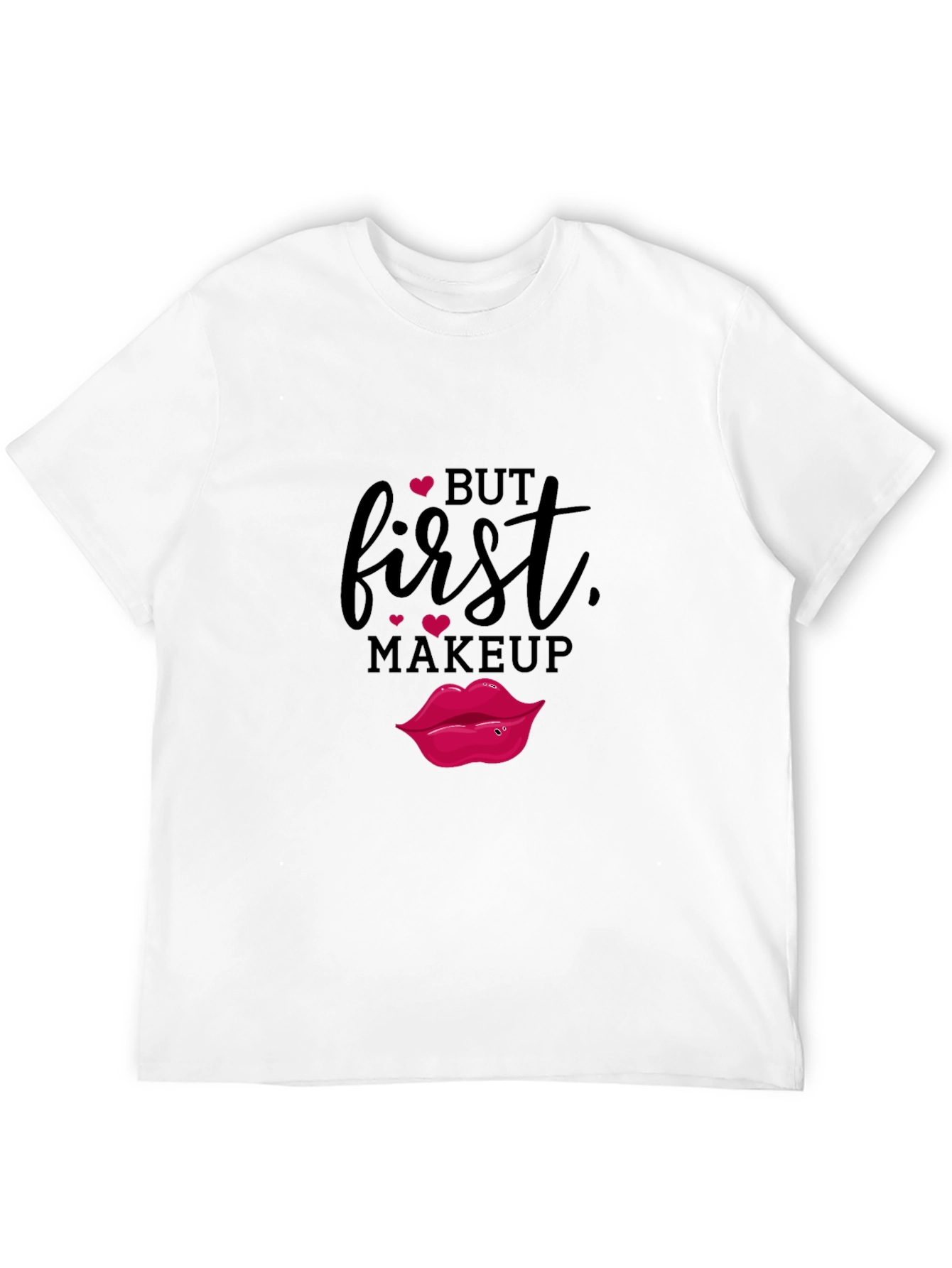 Black But First Makeup Graphic Tee view 12
