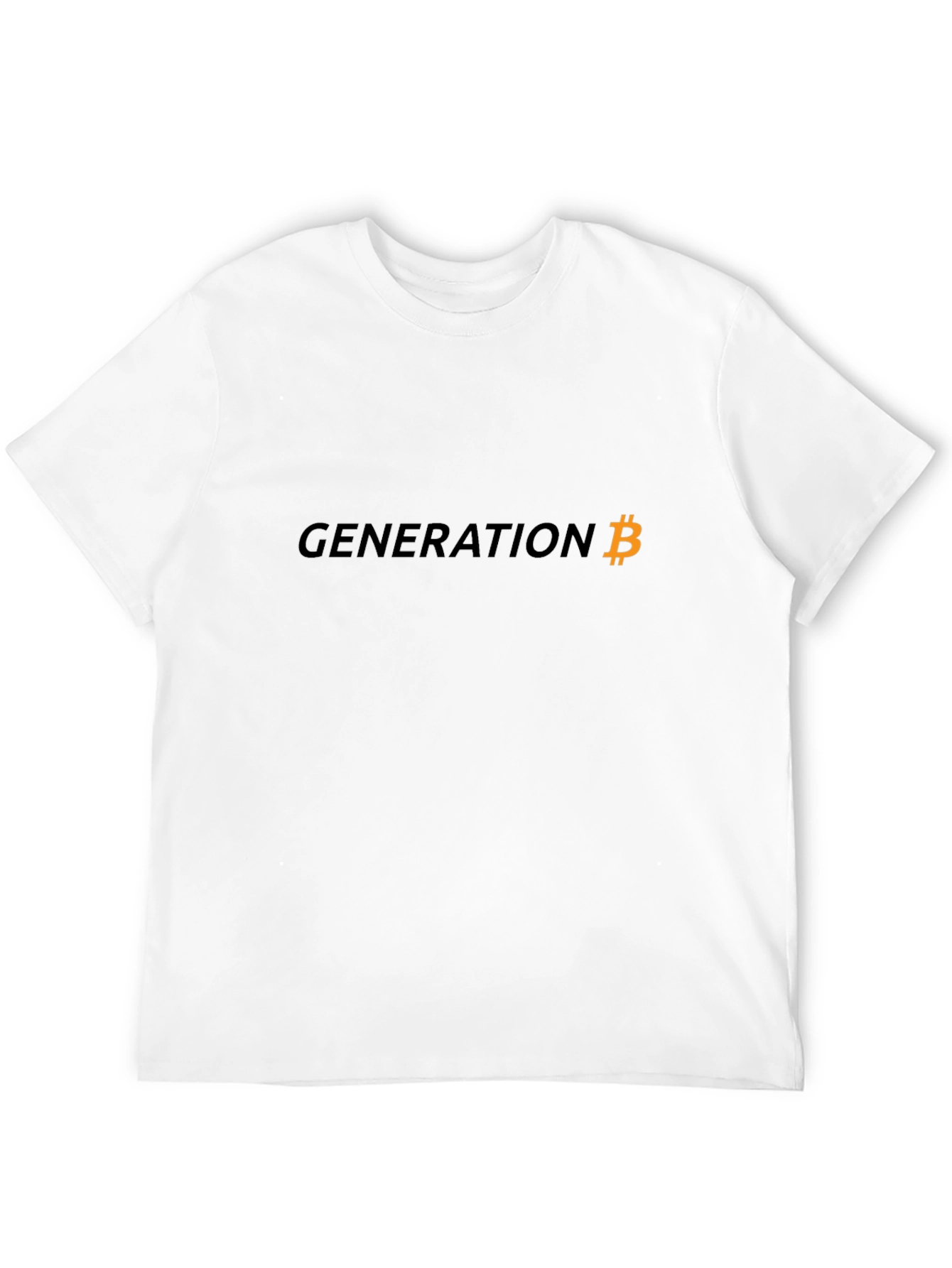 Black Generation Bitcoin Black Graphic Tee view 12