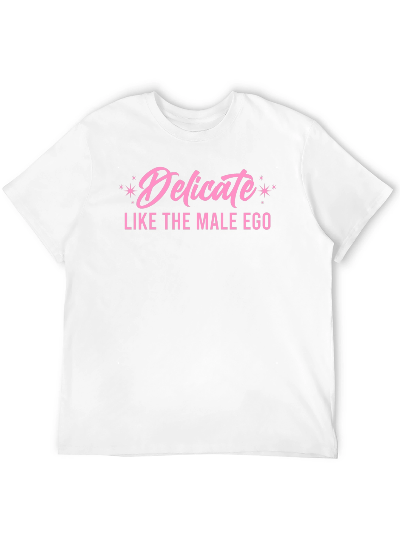 Black Delicate Like the Male Ego T-Shirt view 12