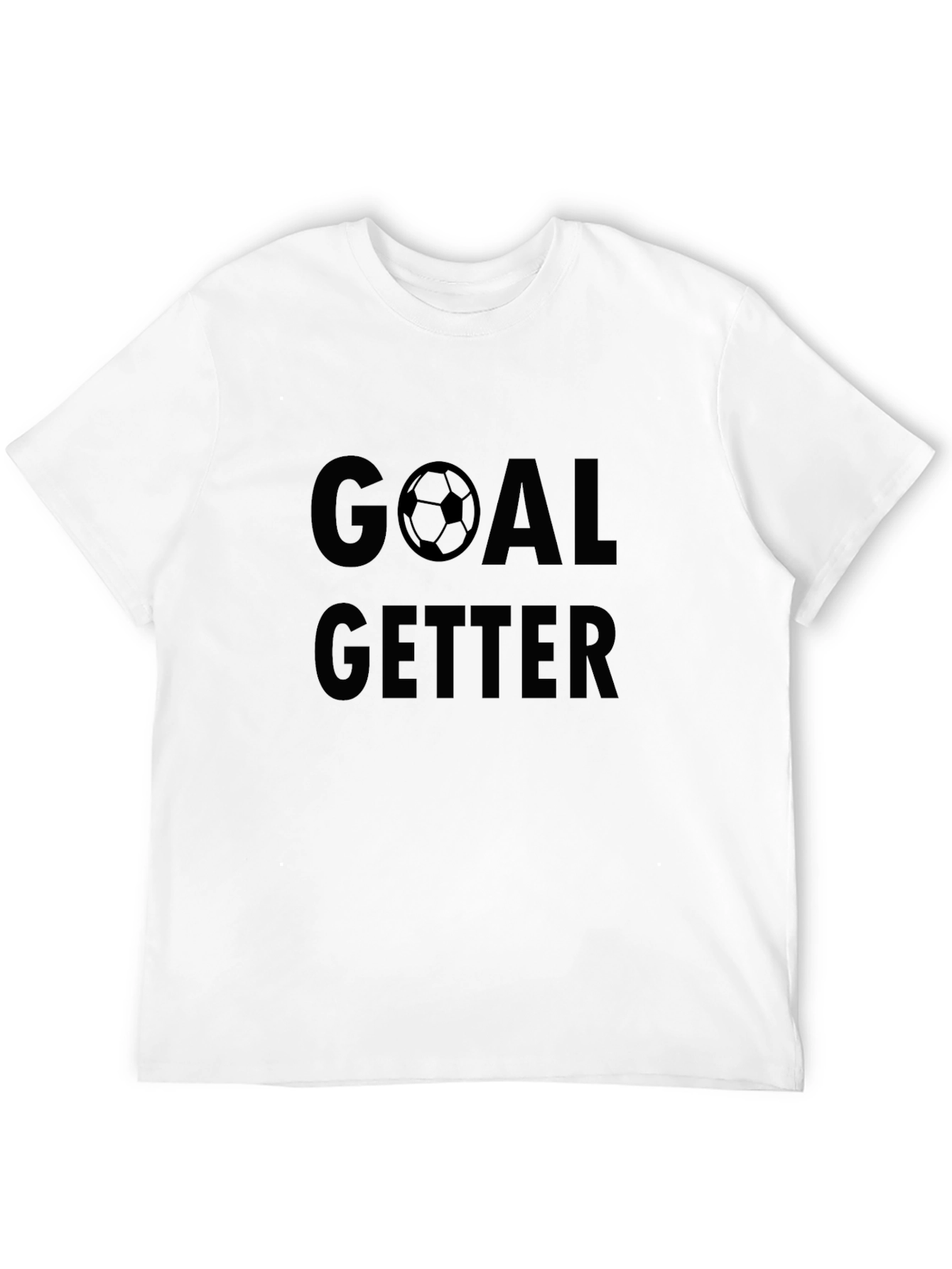 Goal Getter Black Graphic Tee - Soccer Lover Gift - 12
