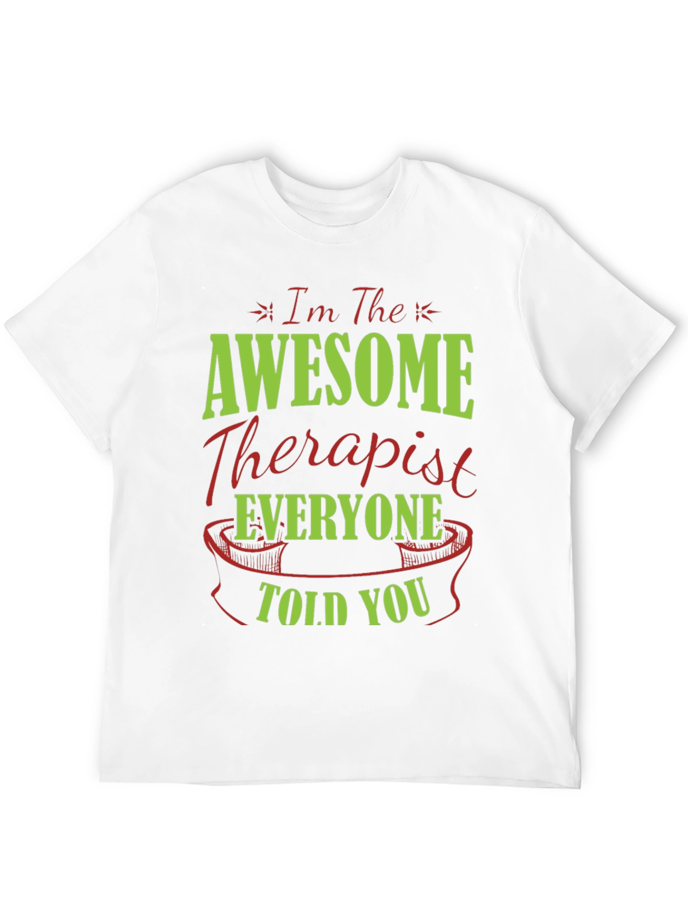 Black Awesome Therapist T-Shirt | Unique Gift view 12