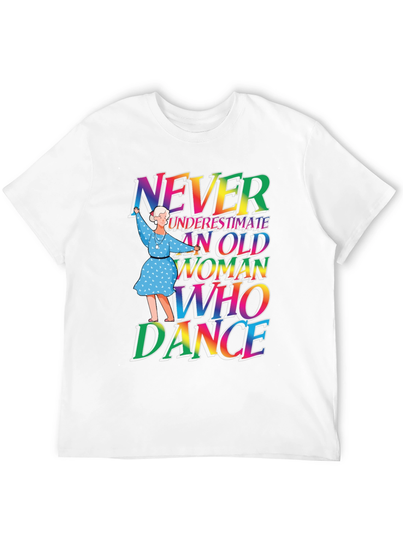 Black Never Underestimate Old Woman Who Can Dance T-Shirt view 12