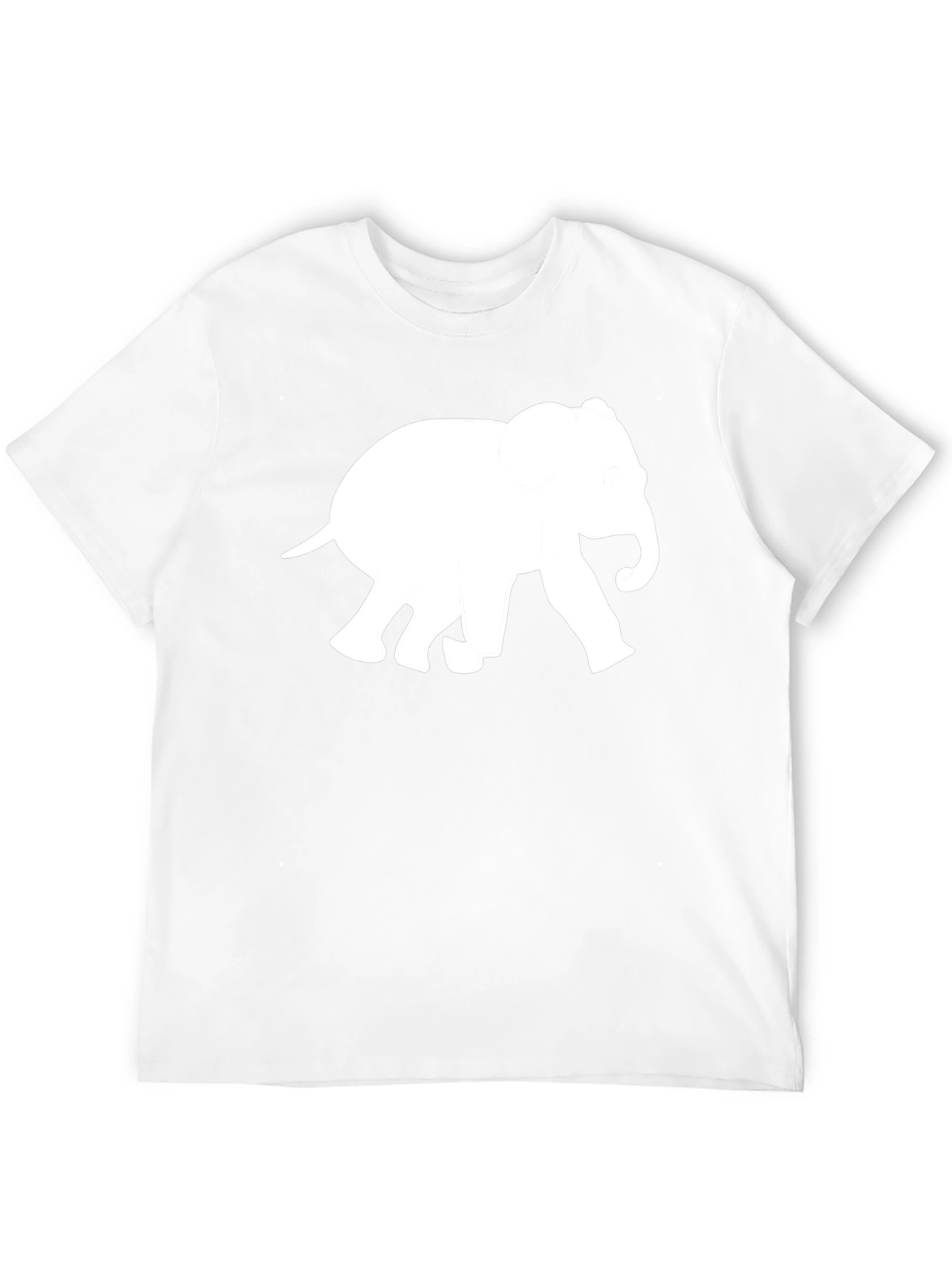 Black Elephant Graphic T-Shirt - Black Cotton Tee view 12