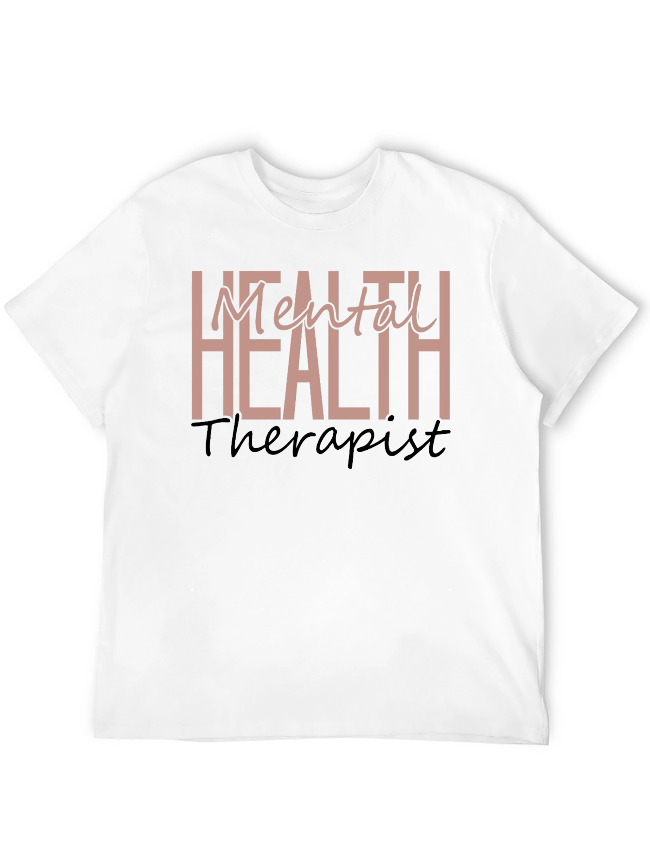 Black Mental Health Therapist Graphic Tee view 12