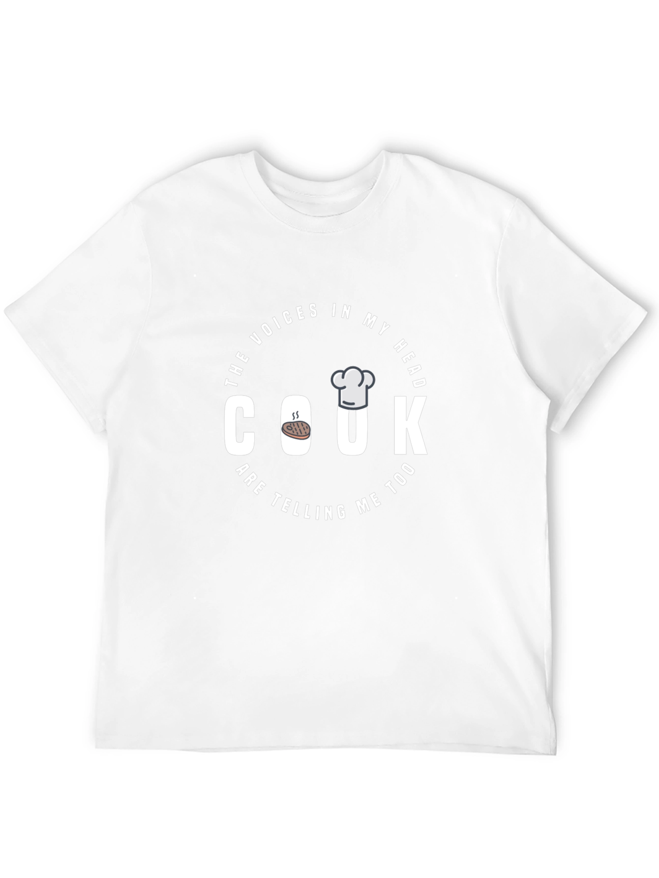 Black Cook T-Shirt: The Voices in My Head are Telling Me Too view 12