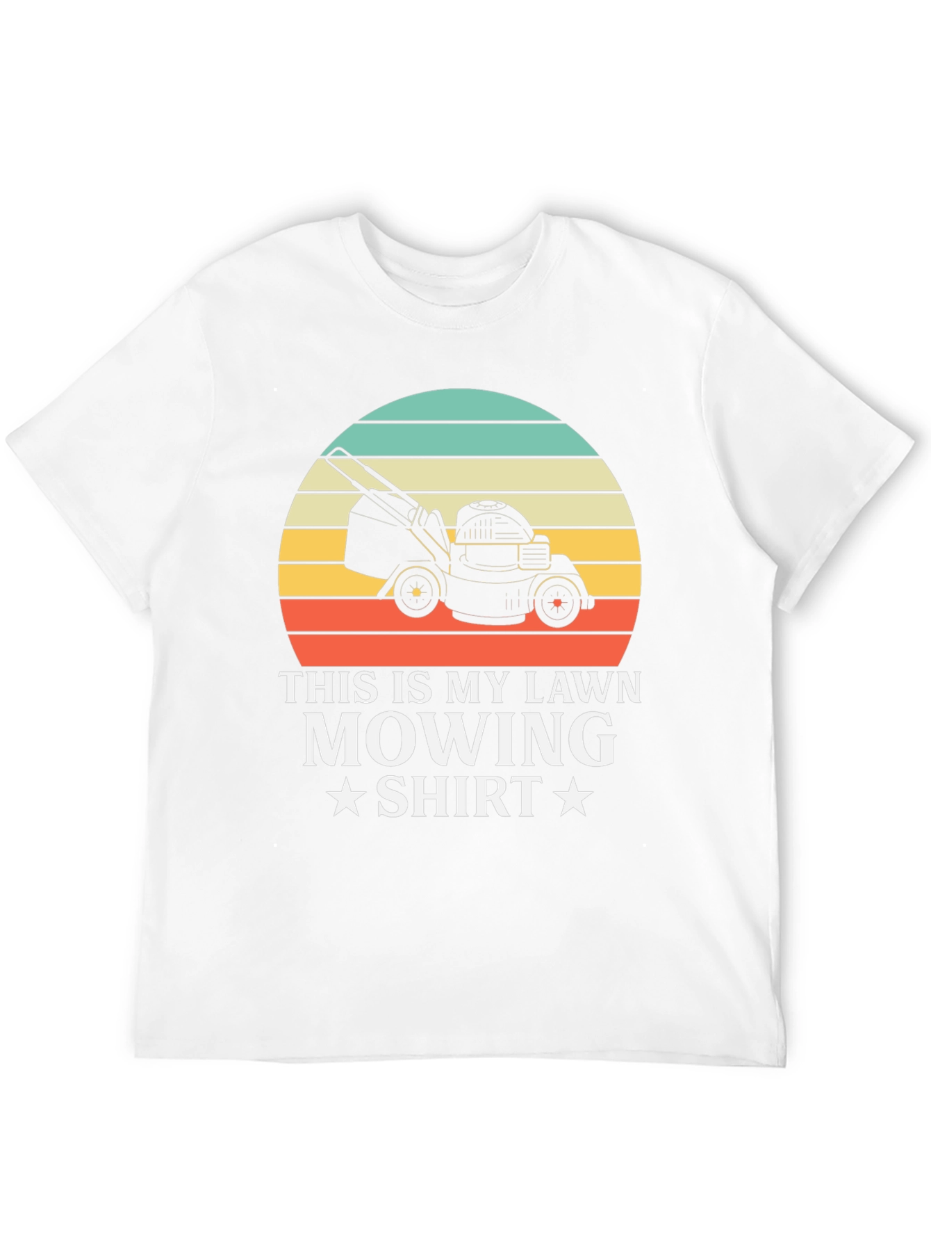 Black Lawn Mowing Shirt - Retro Gardener Tee view 12