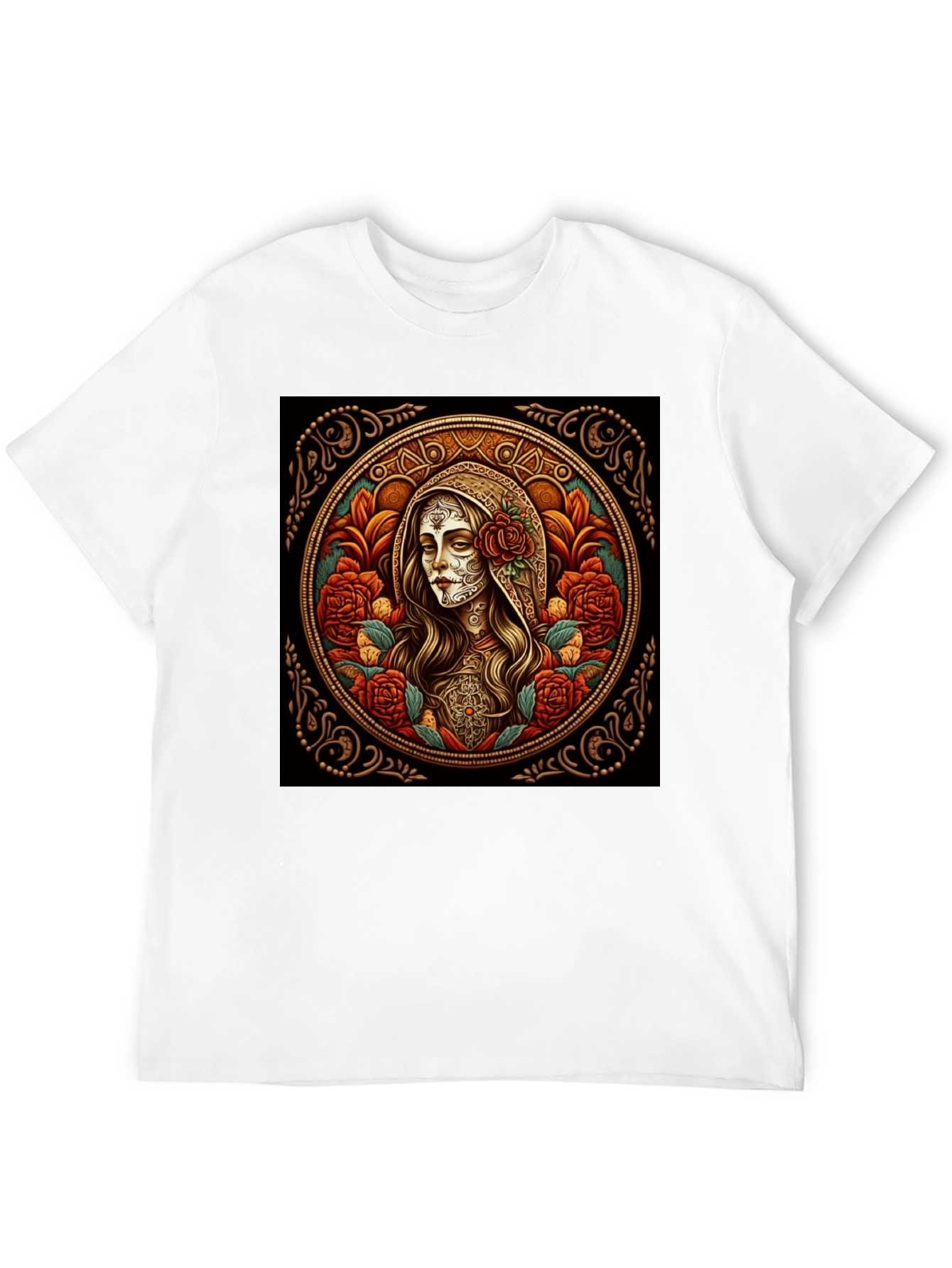 Black Day of the Dead T-Shirt view 12