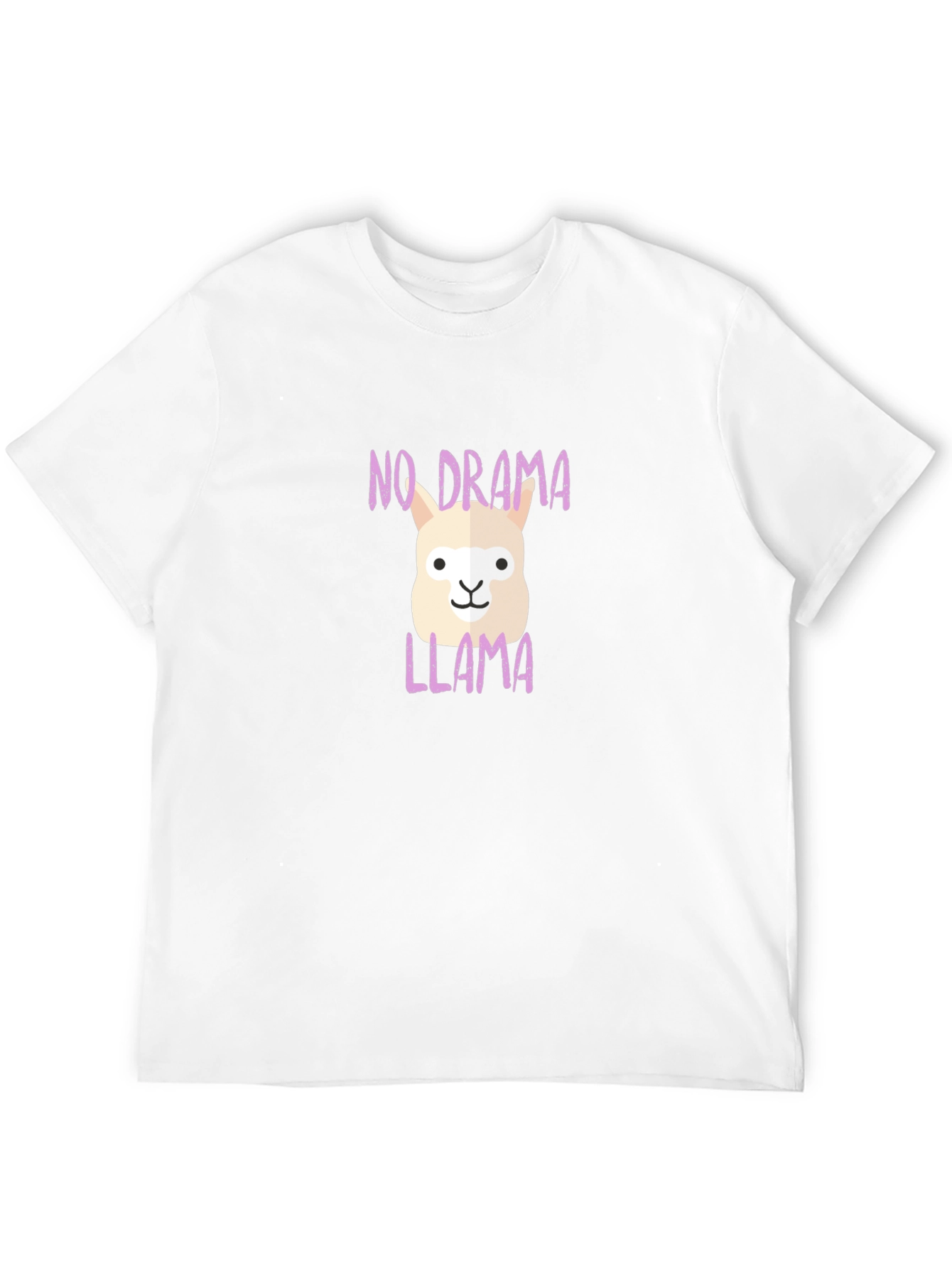 Black No Drama Llama Graphic T-Shirt - Black view 12