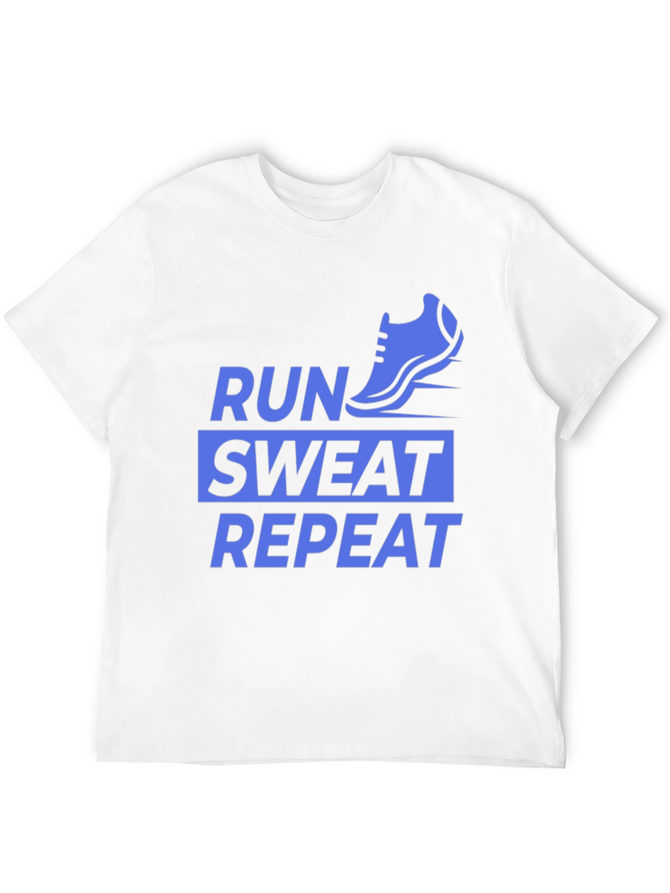 Run Sweat Repeat Graphic Tee - Active Lifestyle Shirt - 12