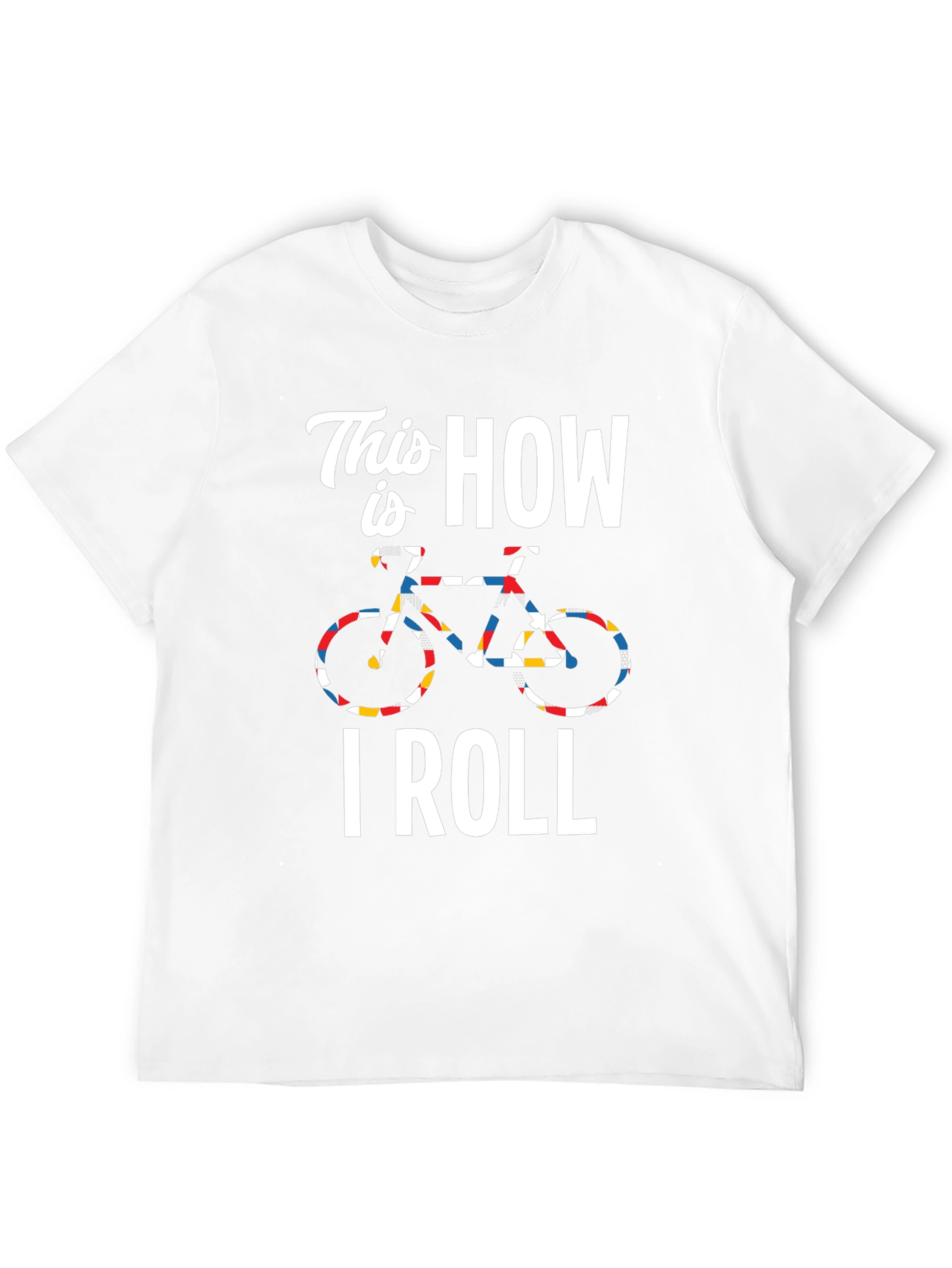 Black This Is How I Roll Cycling T-Shirt - Black view 12