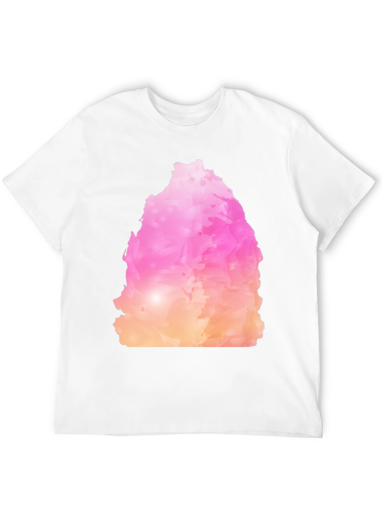 Black Abstract Colorful Graphic Print Crew Neck T-Shirt view 12