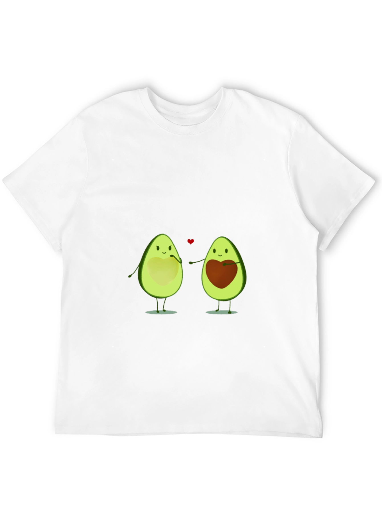 Black Avocado Love T-Shirt - Cute Couple Tee view 12