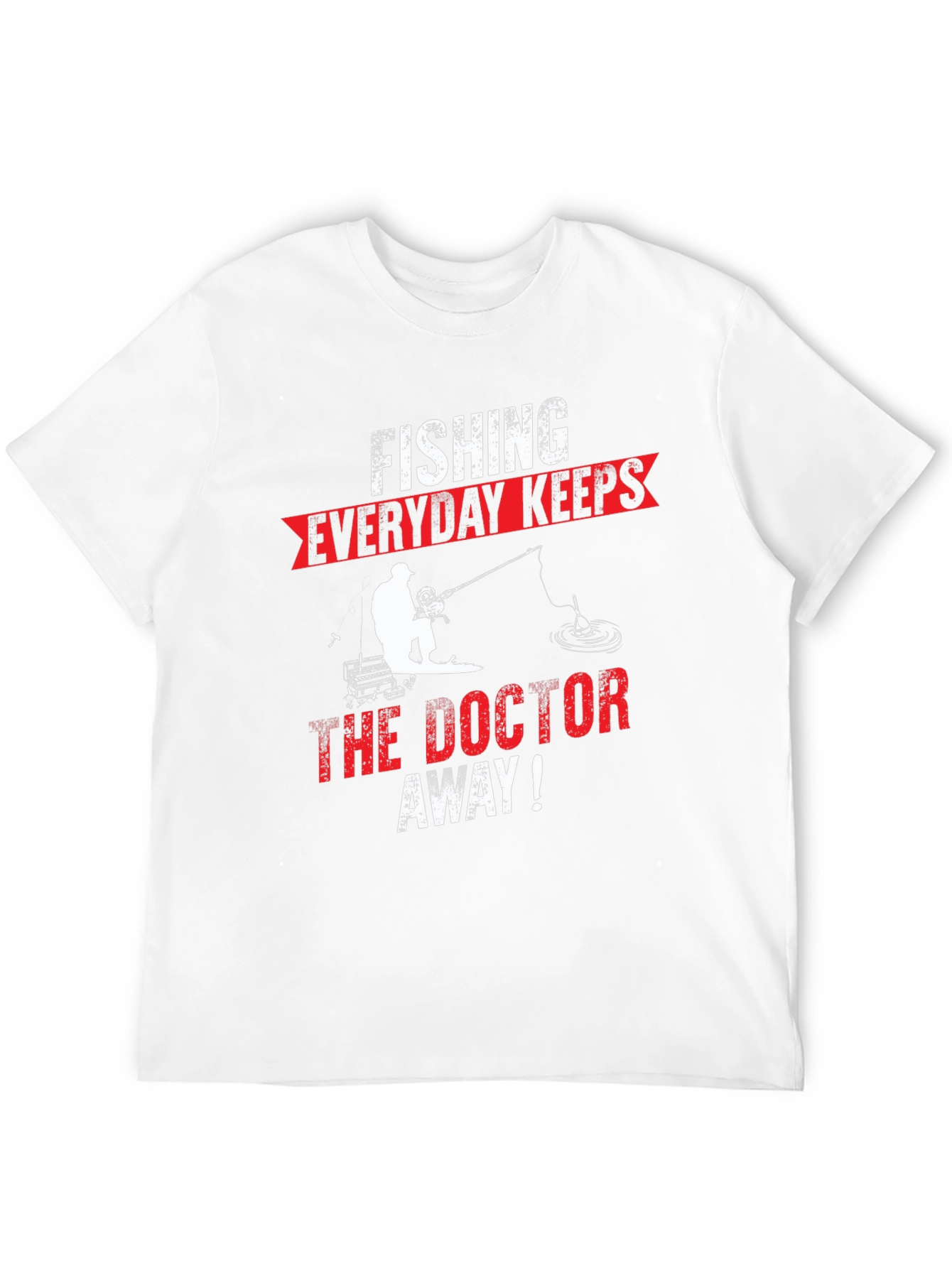 Black Fishing Everyday Keeps The Doctor Away T-Shirt view 12