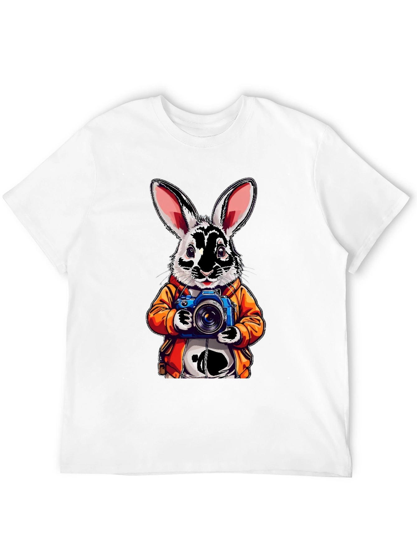 Black Rabbit Photographer Graphic Tee view 12
