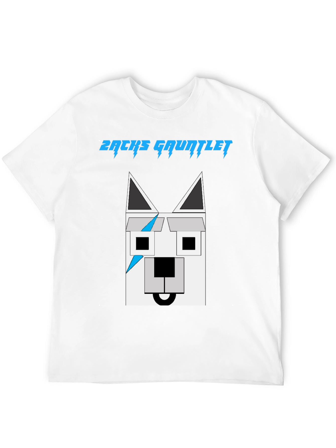Black Zachs Gauntlet Graphic Tee - Unique Geometric Dog Design view 12