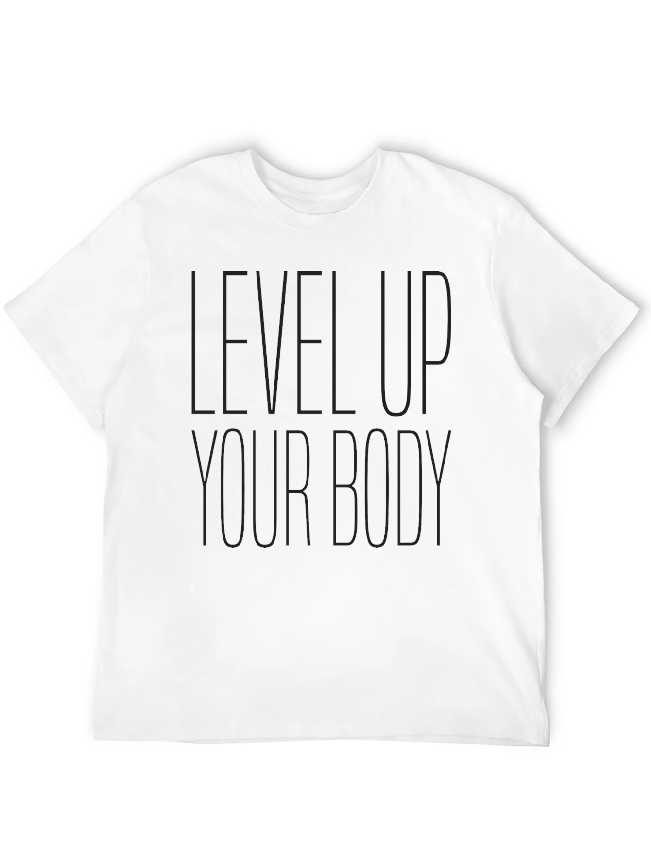 Black Level Up Your Body Black Graphic Tee view 12