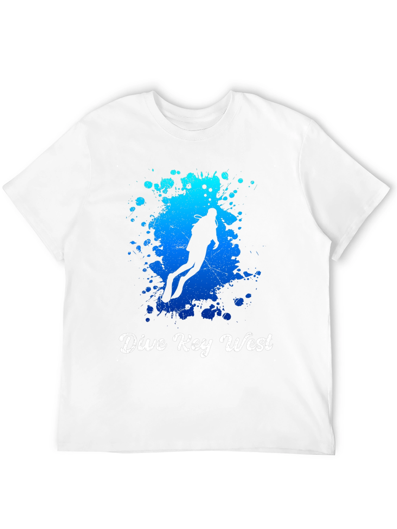 Dive Key West T-Shirt - Scuba Diver Graphic - 12