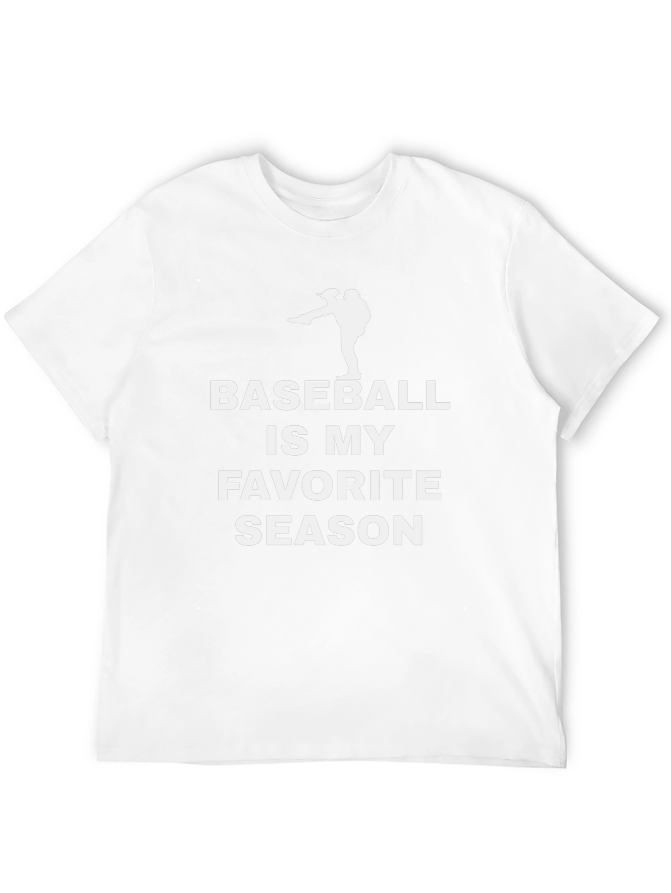 Black Baseball is My Favorite Season Black T-Shirt view 12