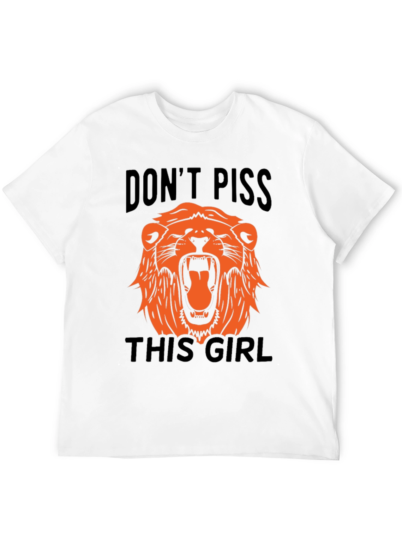 Black Don't Piss This Girl Black Graphic Tee view 12