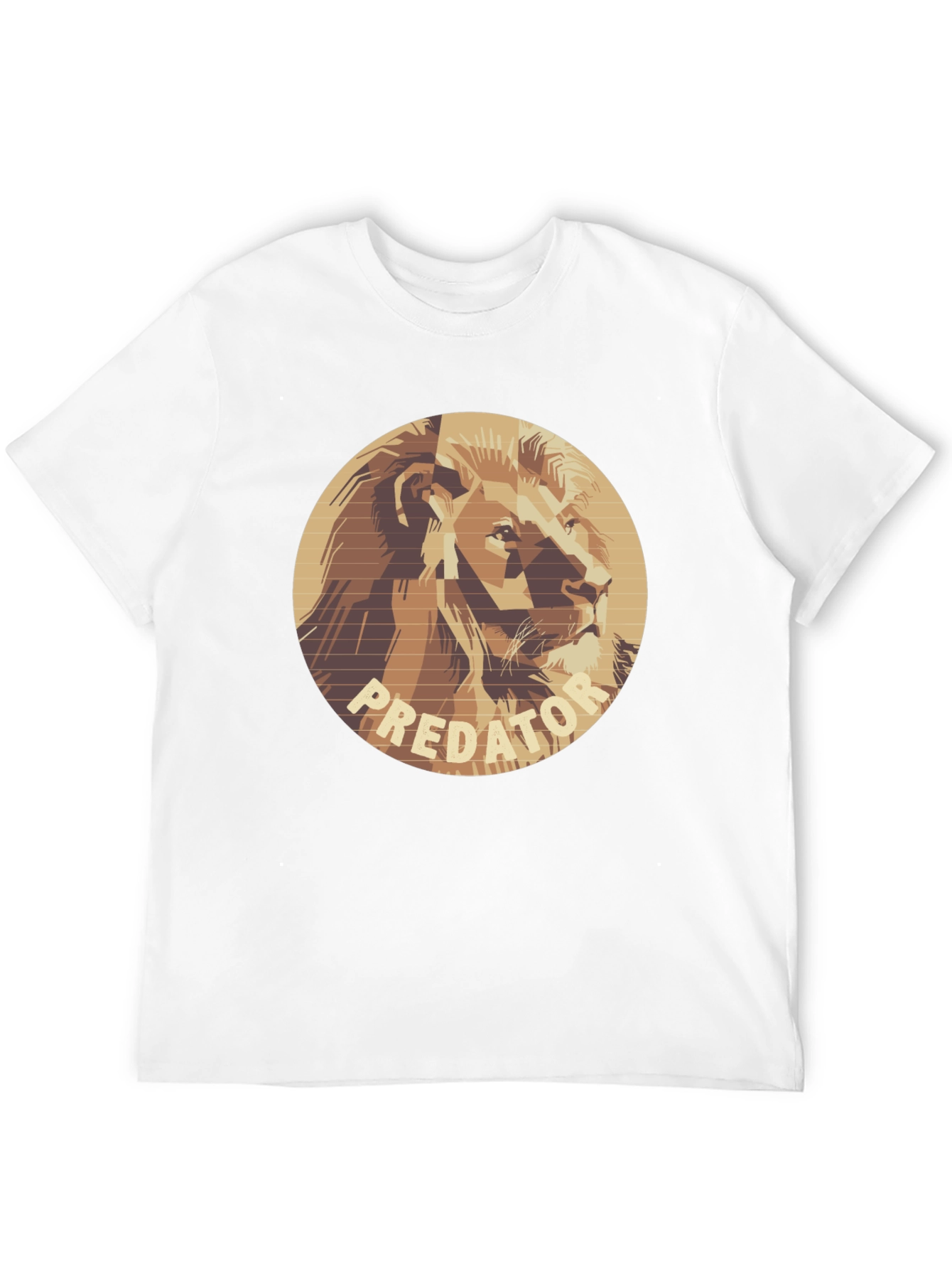 Black Predator Lion Graphic Tee - Unique Design T-Shirt view 12